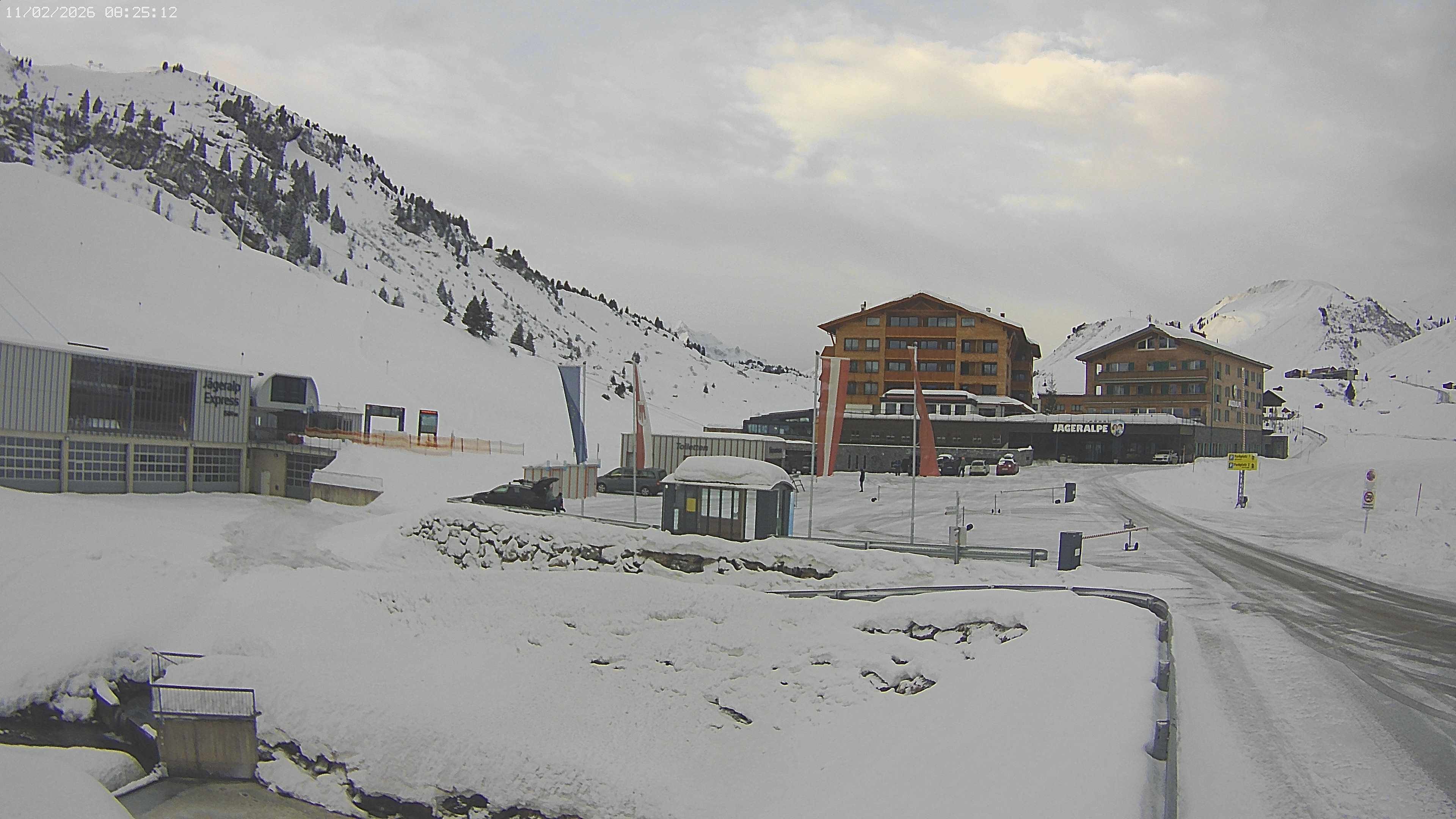 Archiv Foto Webcam Jägeralpe: Blick aufs Hotel