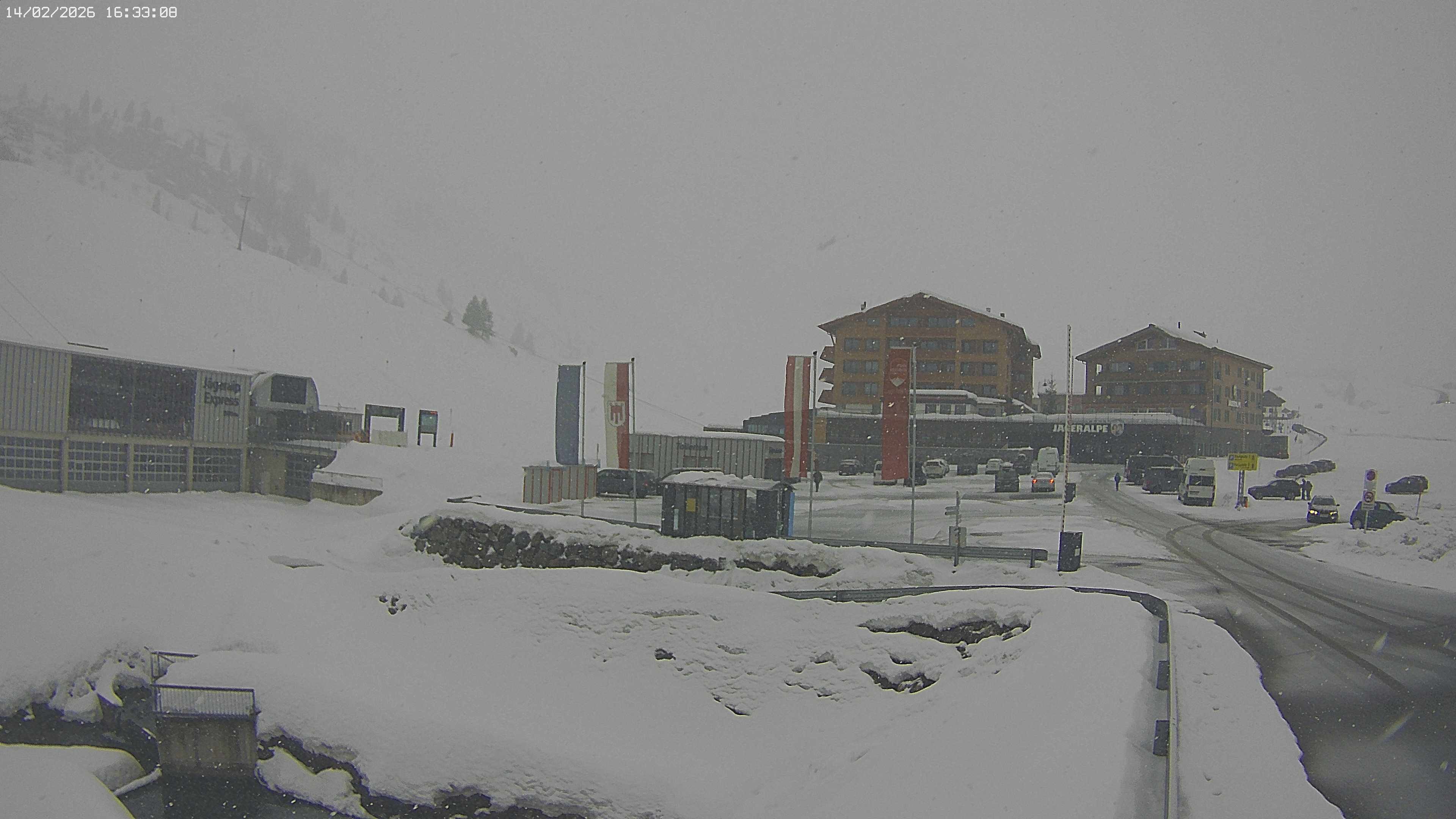 Archiv Foto Webcam Jägeralpe: Blick aufs Hotel