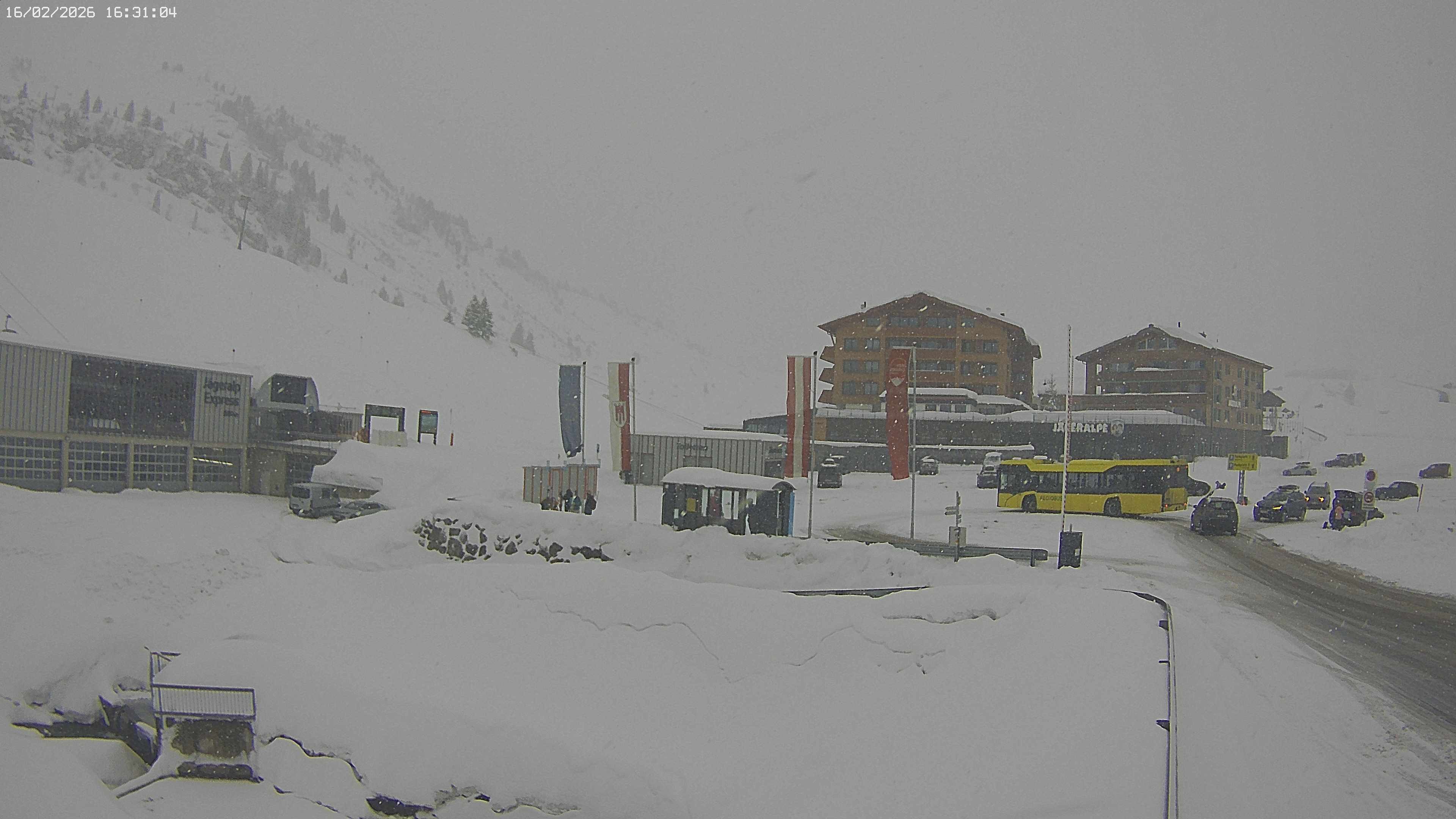 Archiv Foto Webcam Jägeralpe: Blick aufs Hotel