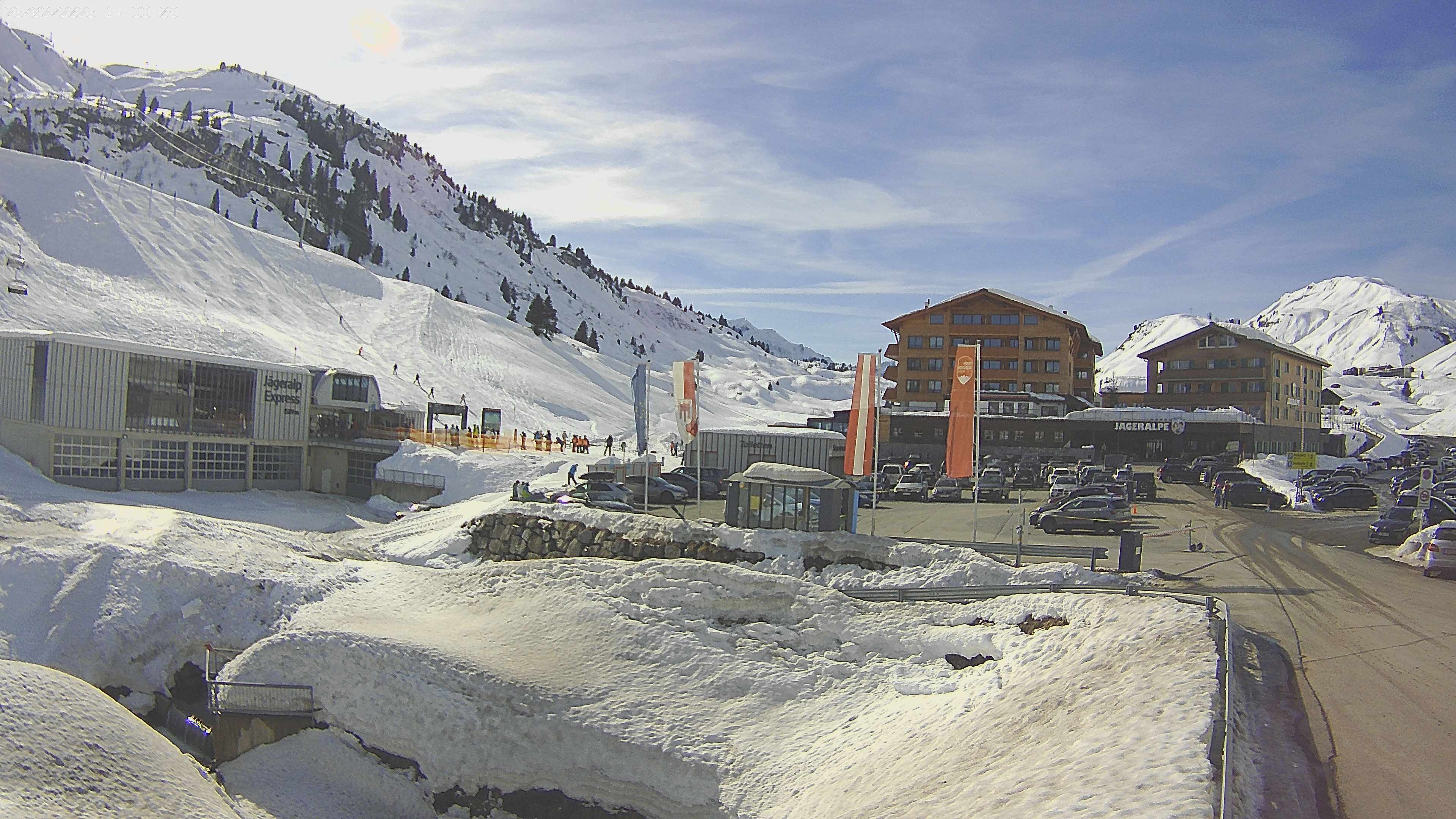 Archived image Webcam Jägeralpe: View Hotel