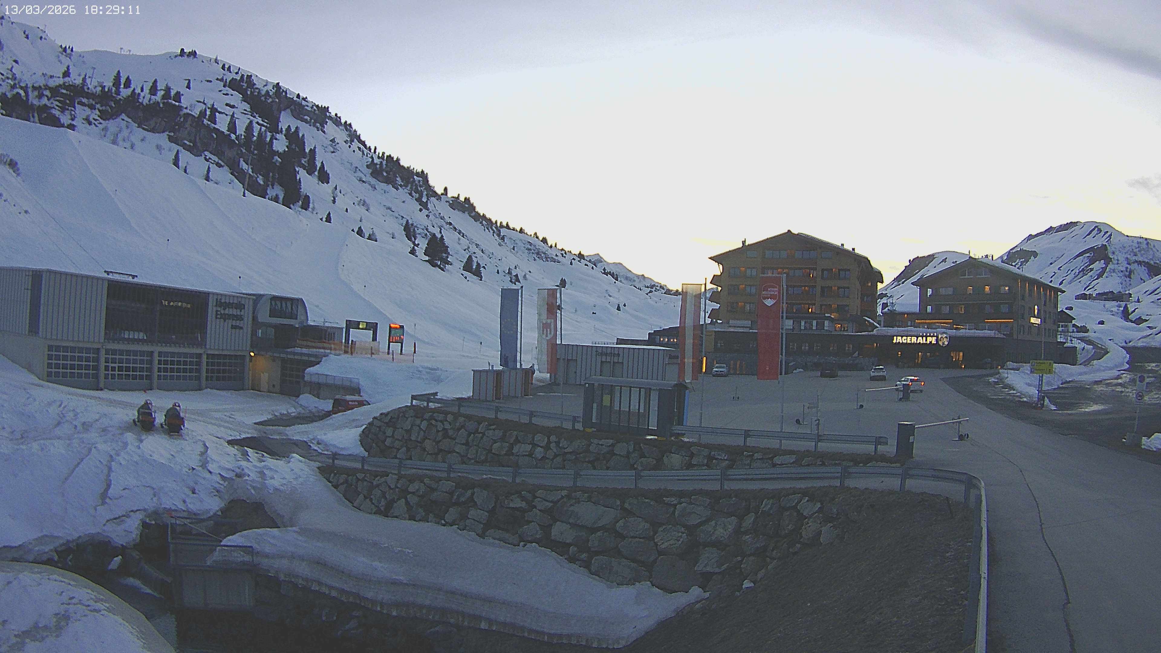 Archived image Webcam Jägeralpe: View Hotel