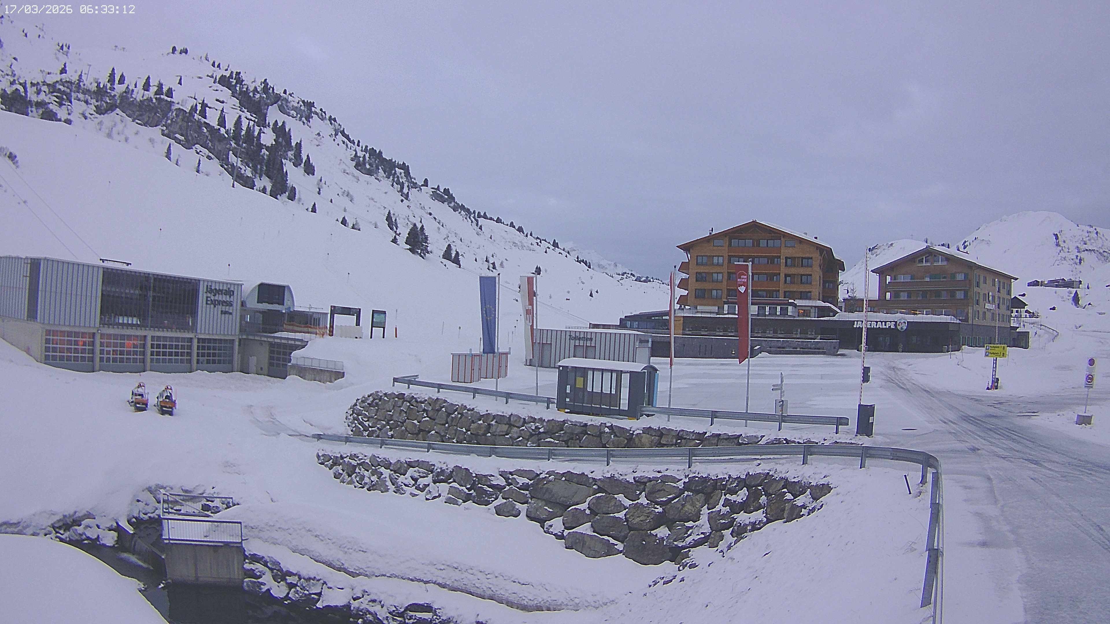 Archiv Foto Webcam Jägeralpe: Blick aufs Hotel