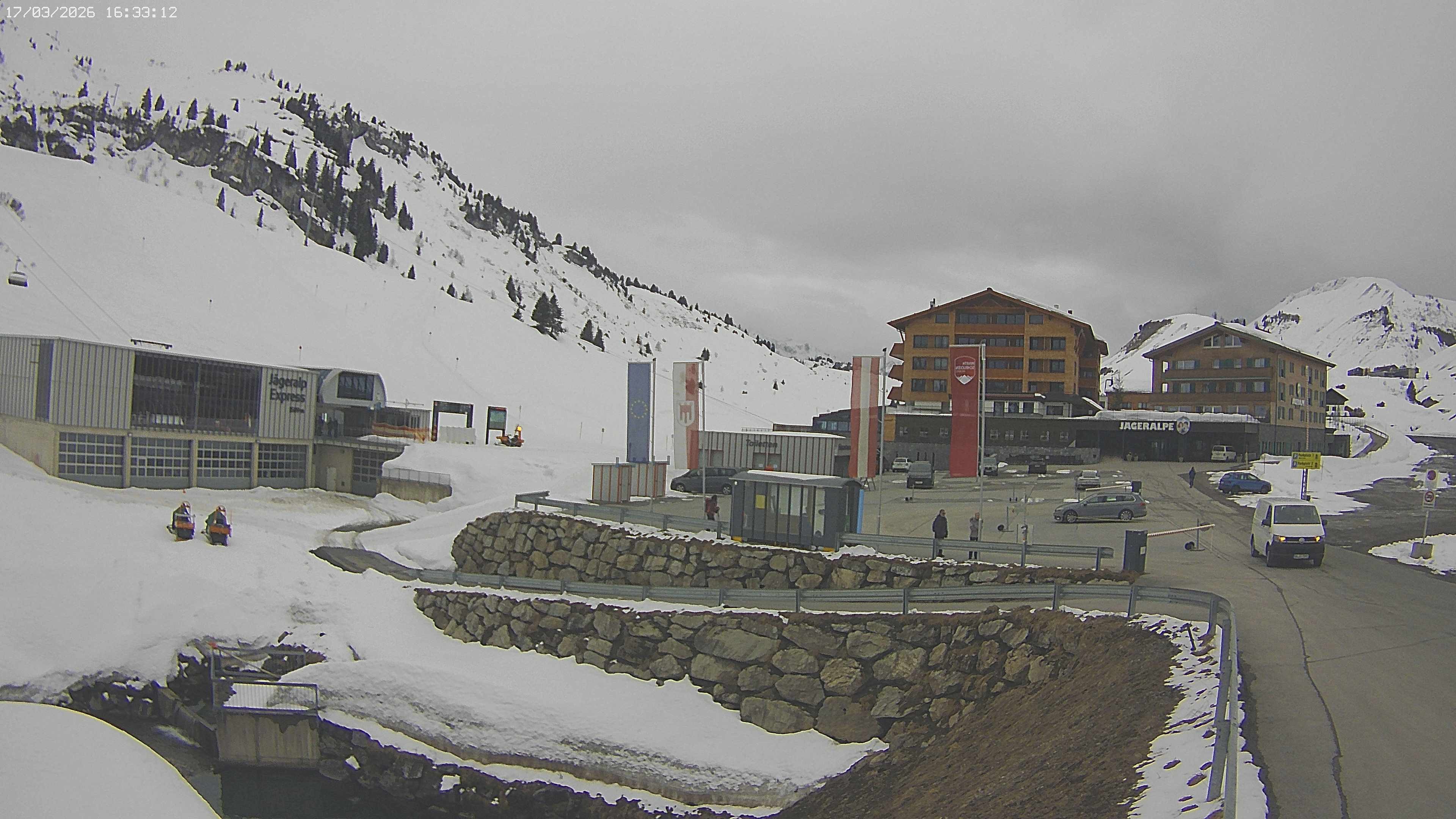 Archiv Foto Webcam Jägeralpe: Blick aufs Hotel