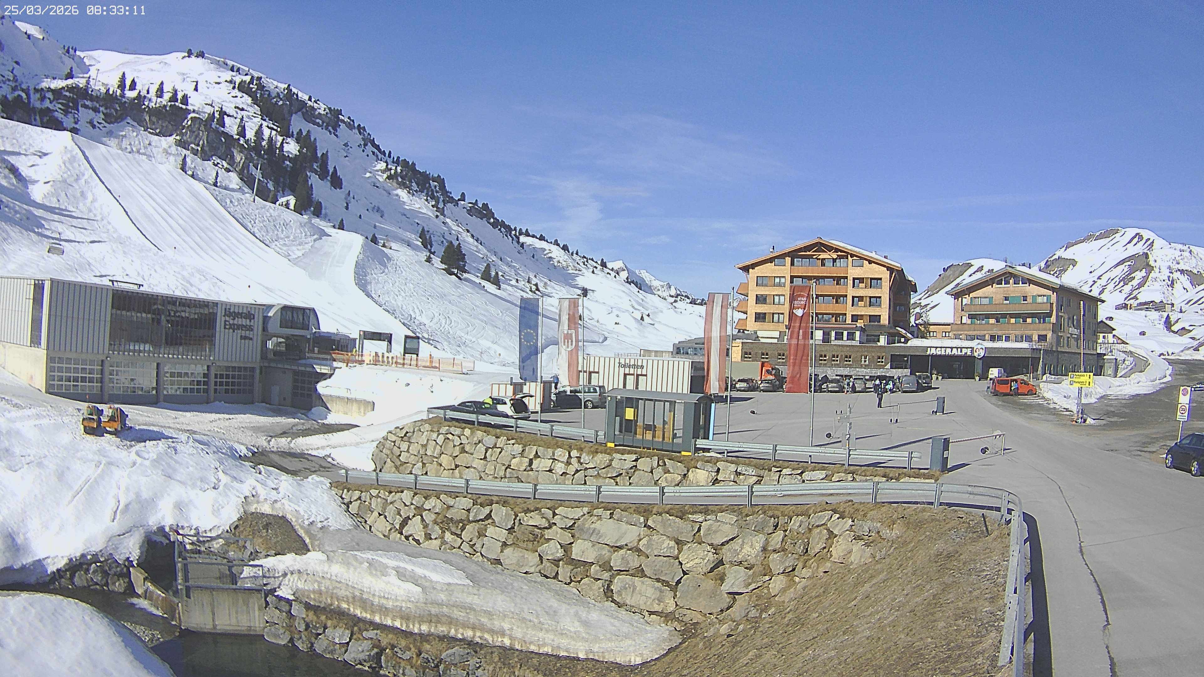 Archiv Foto Webcam Jägeralpe: Blick aufs Hotel