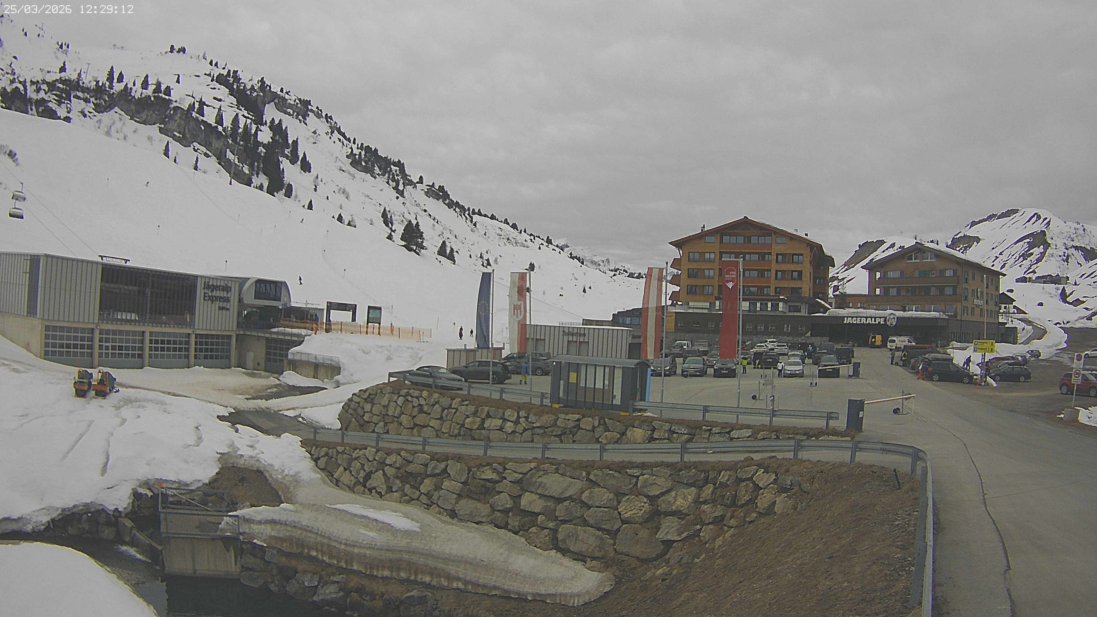 Archiv Foto Webcam Jägeralpe: Blick aufs Hotel