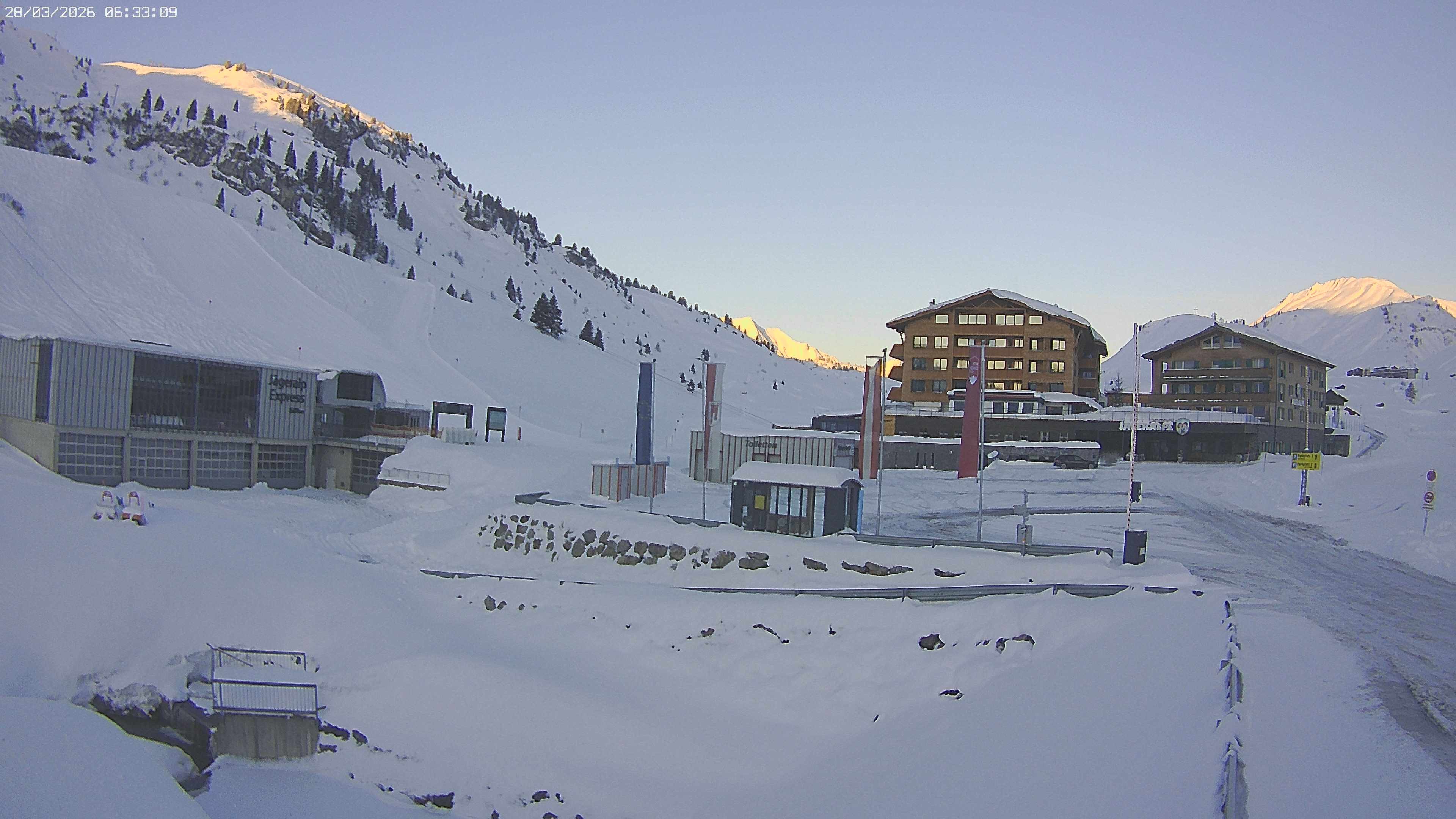Archived image Webcam Jägeralpe: View Hotel