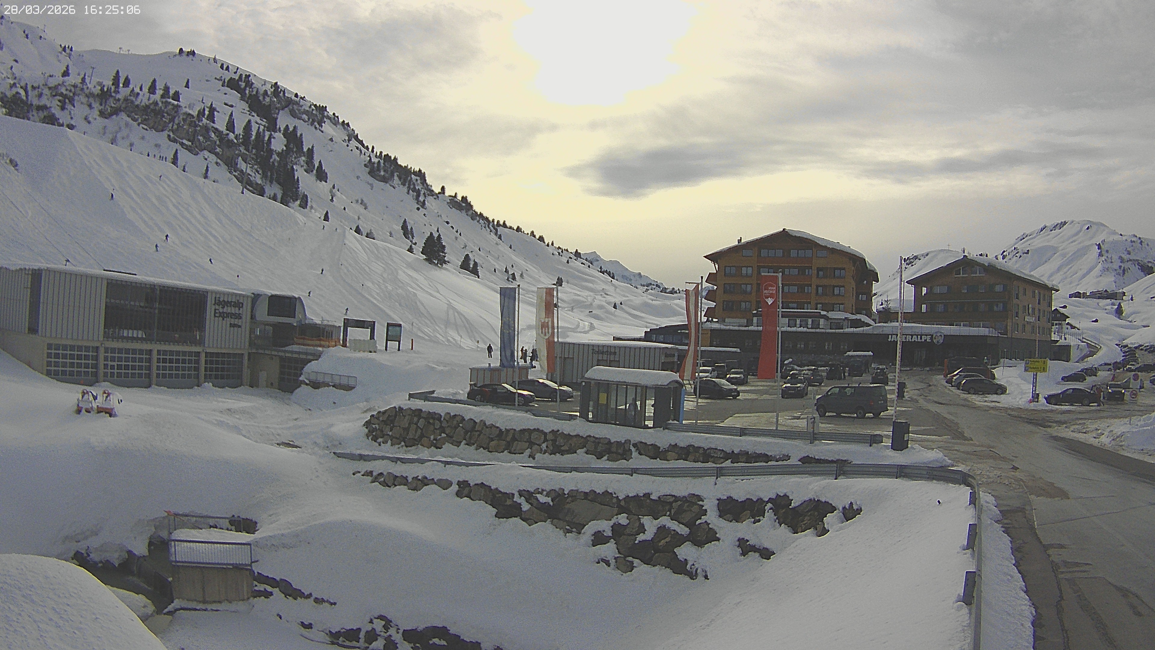 Archived image Webcam Jägeralpe: View Hotel