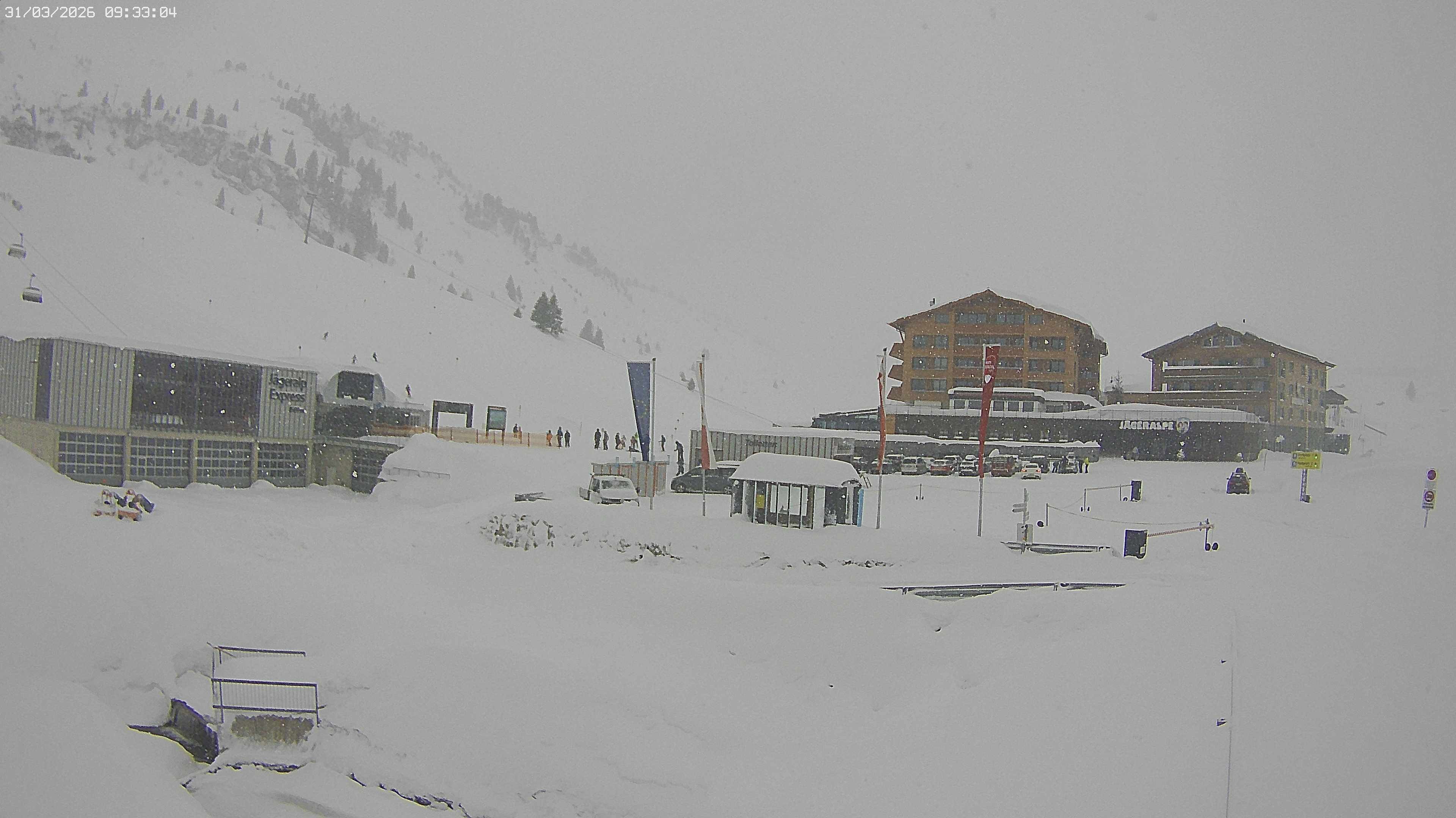 Archived image Webcam Jägeralpe: View Hotel