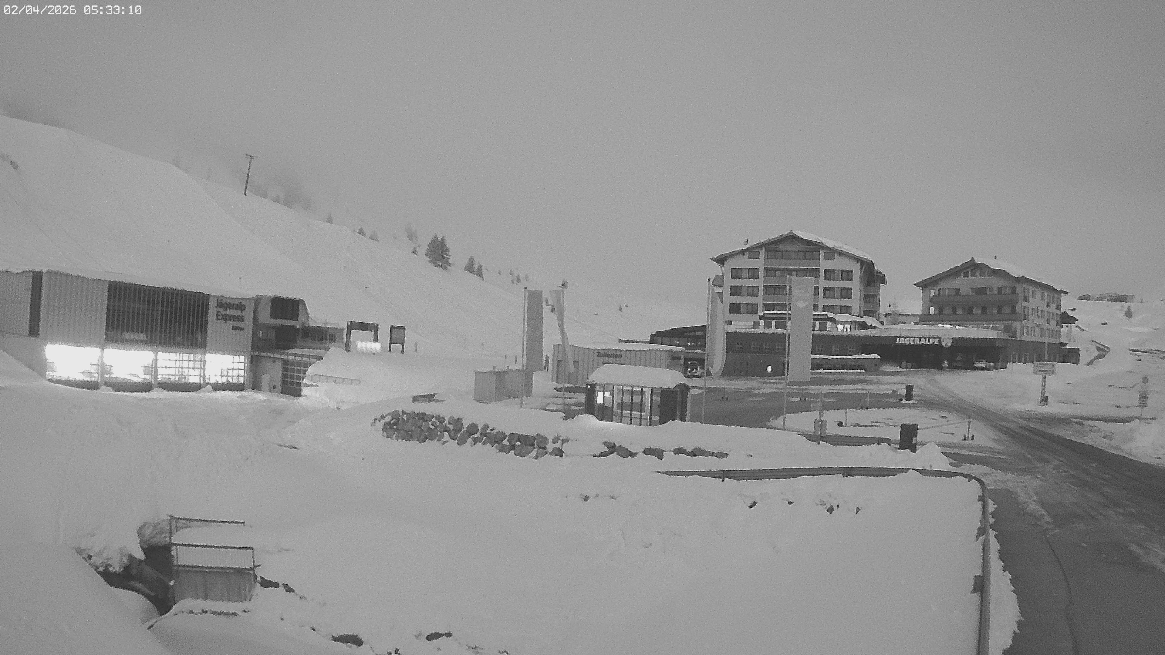 Archiv Foto Webcam Jägeralpe: Blick aufs Hotel