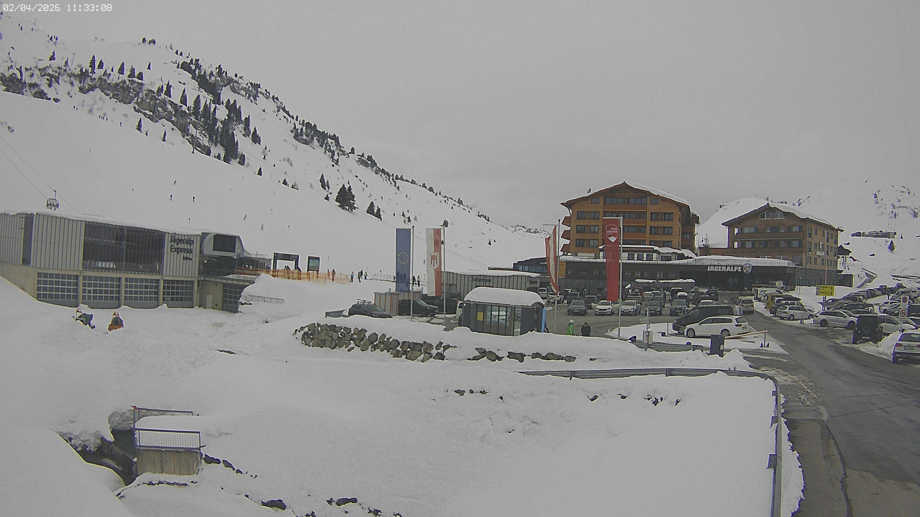 Archived image Webcam Jägeralpe: View Hotel