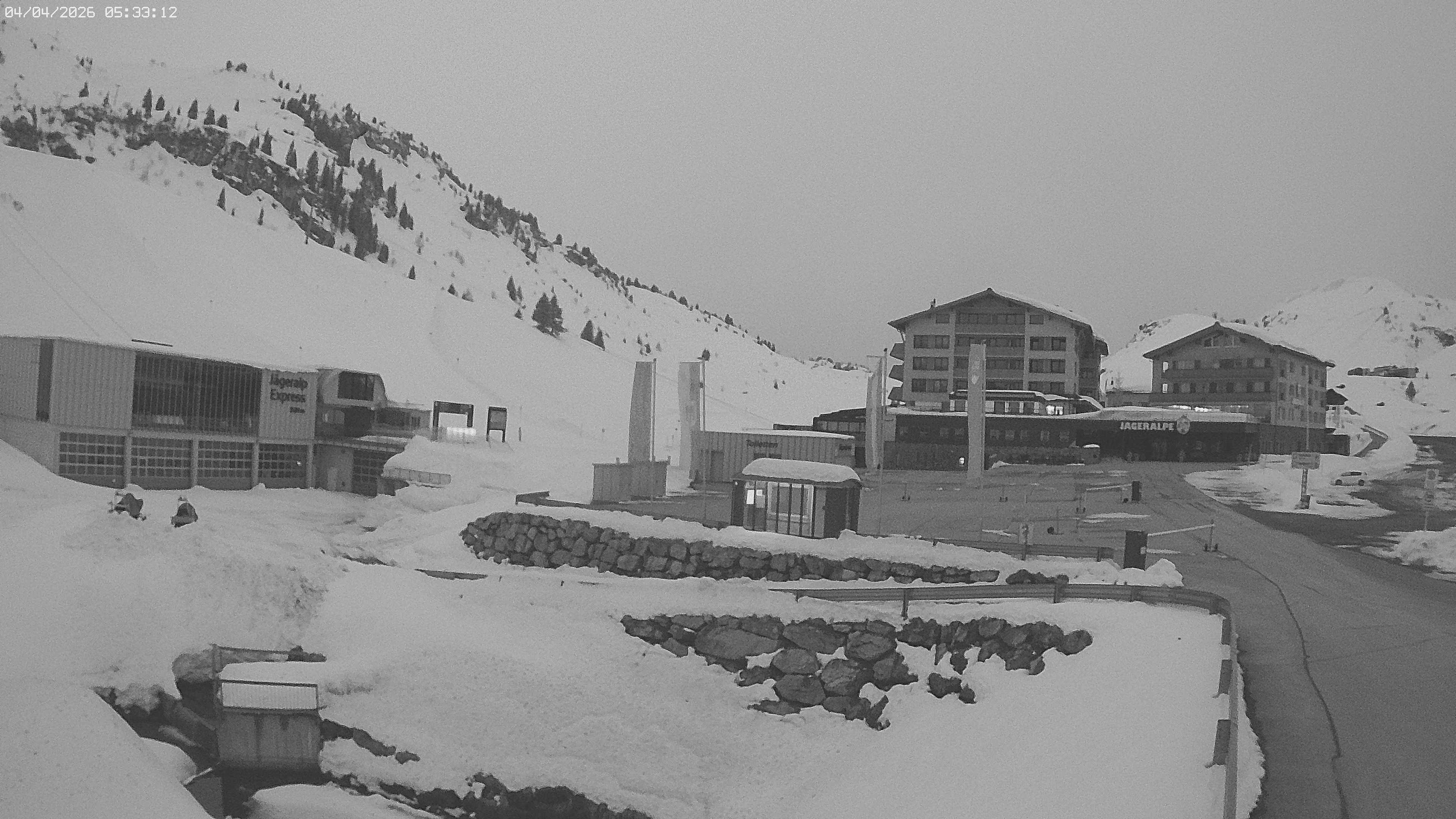 Archiv Foto Webcam Jägeralpe: Blick aufs Hotel