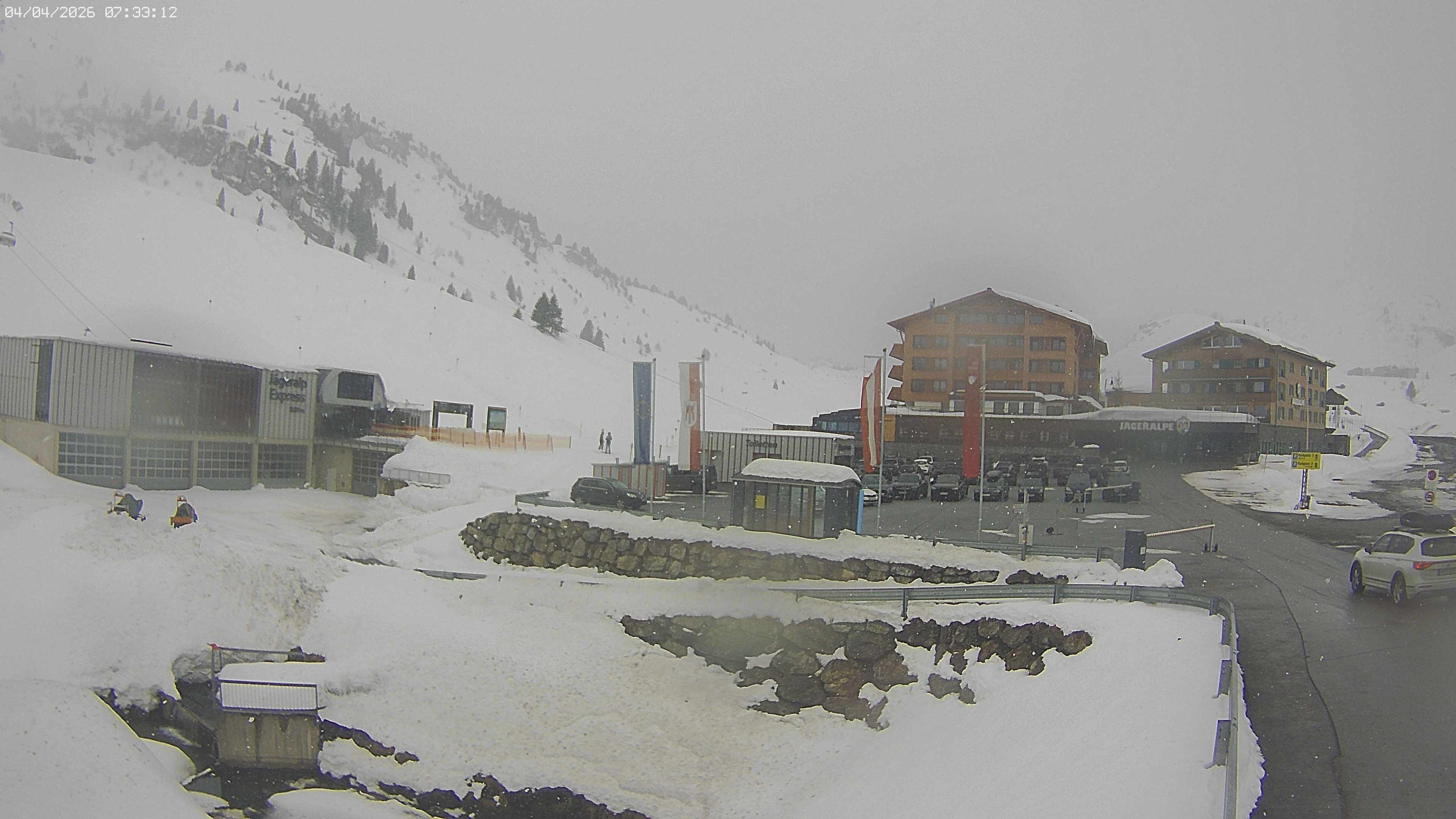 Archiv Foto Webcam Jägeralpe: Blick aufs Hotel