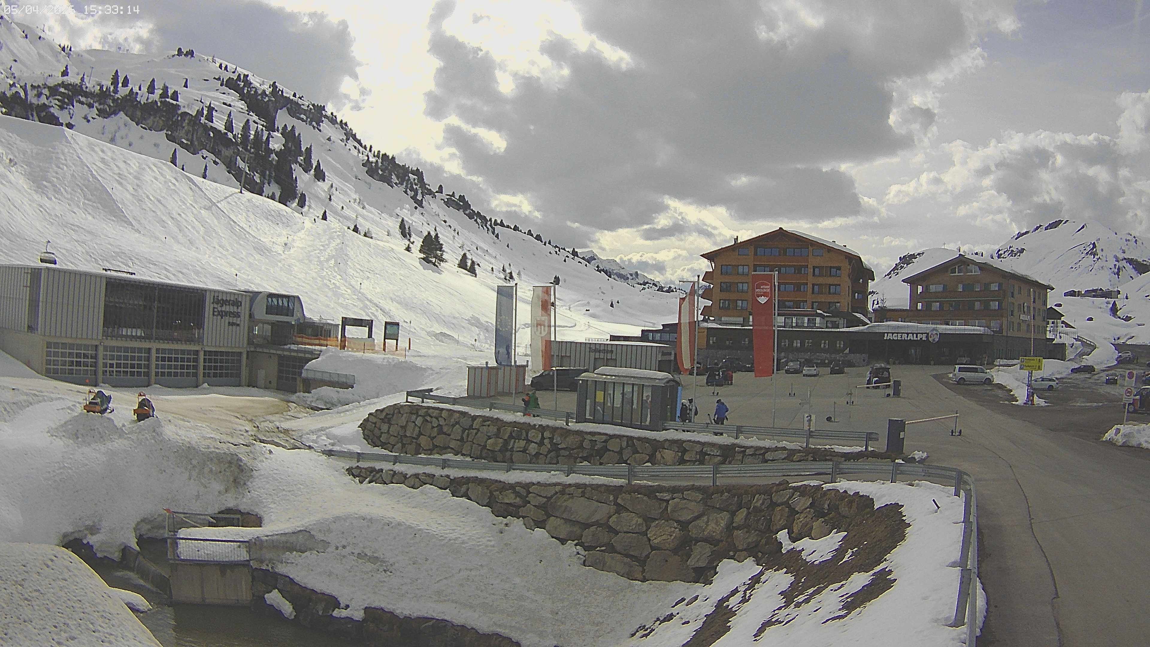 Archived image Webcam Jägeralpe: View Hotel