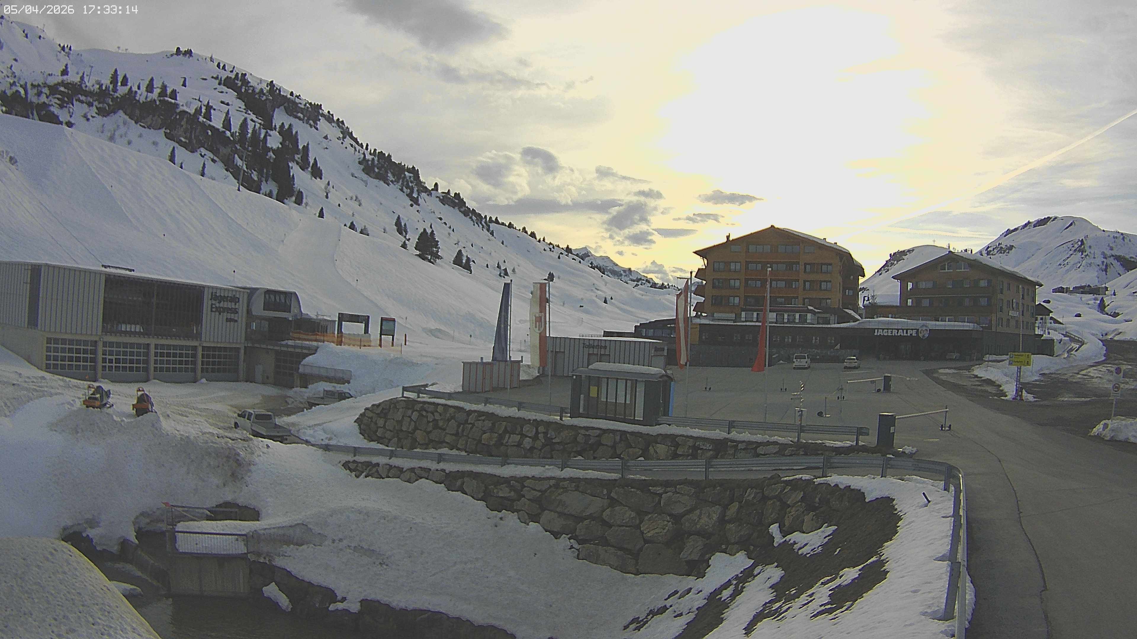 Archived image Webcam Jägeralpe: View Hotel