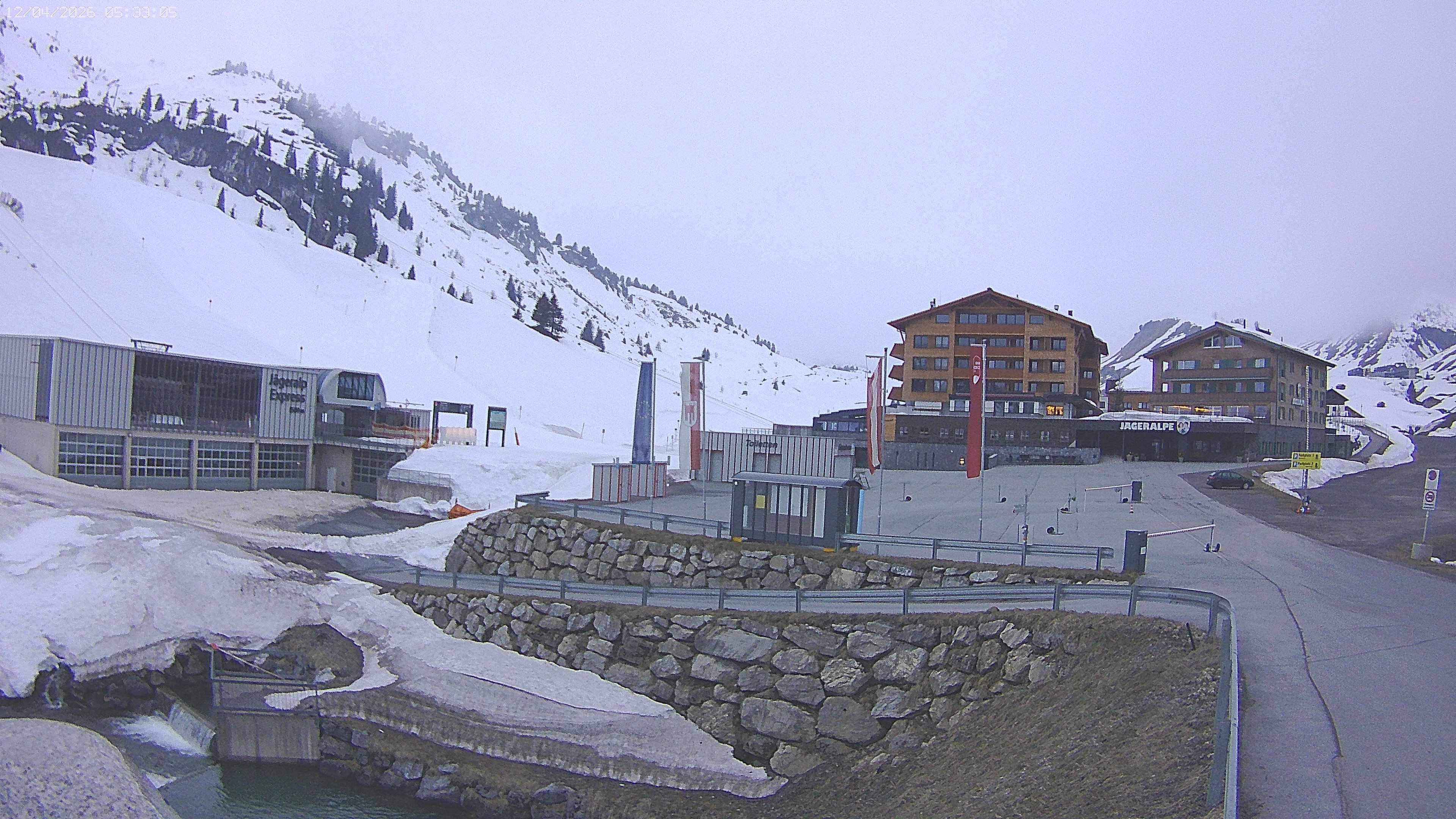 Archiv Foto Webcam Jägeralpe: Blick aufs Hotel