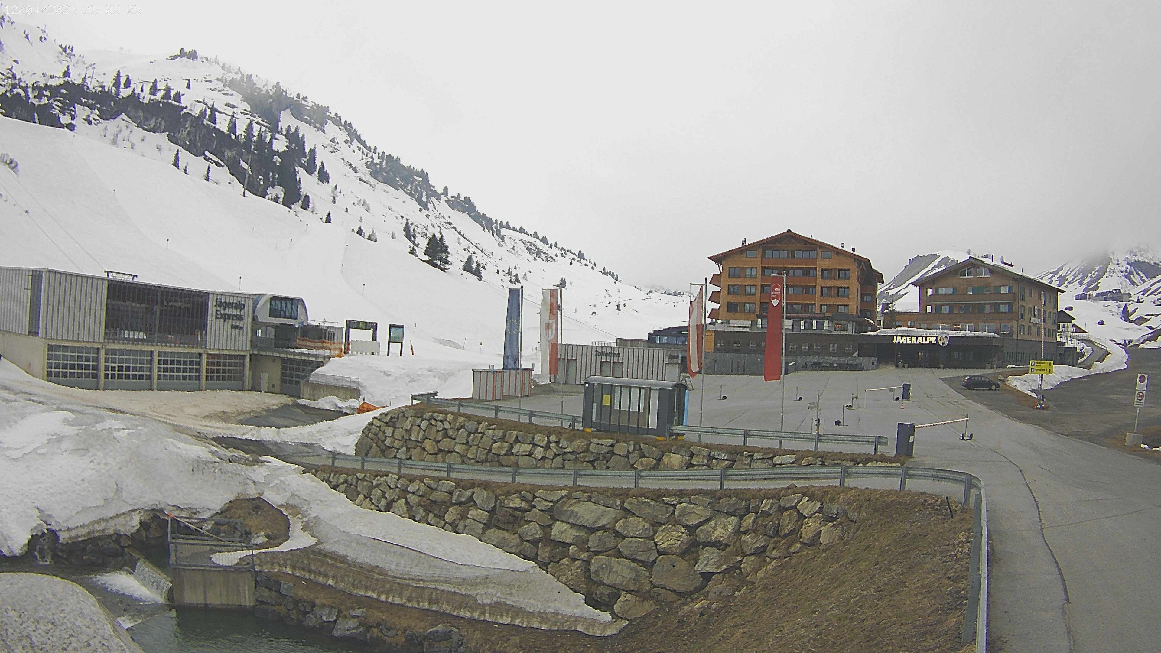 Archiv Foto Webcam Jägeralpe: Blick aufs Hotel