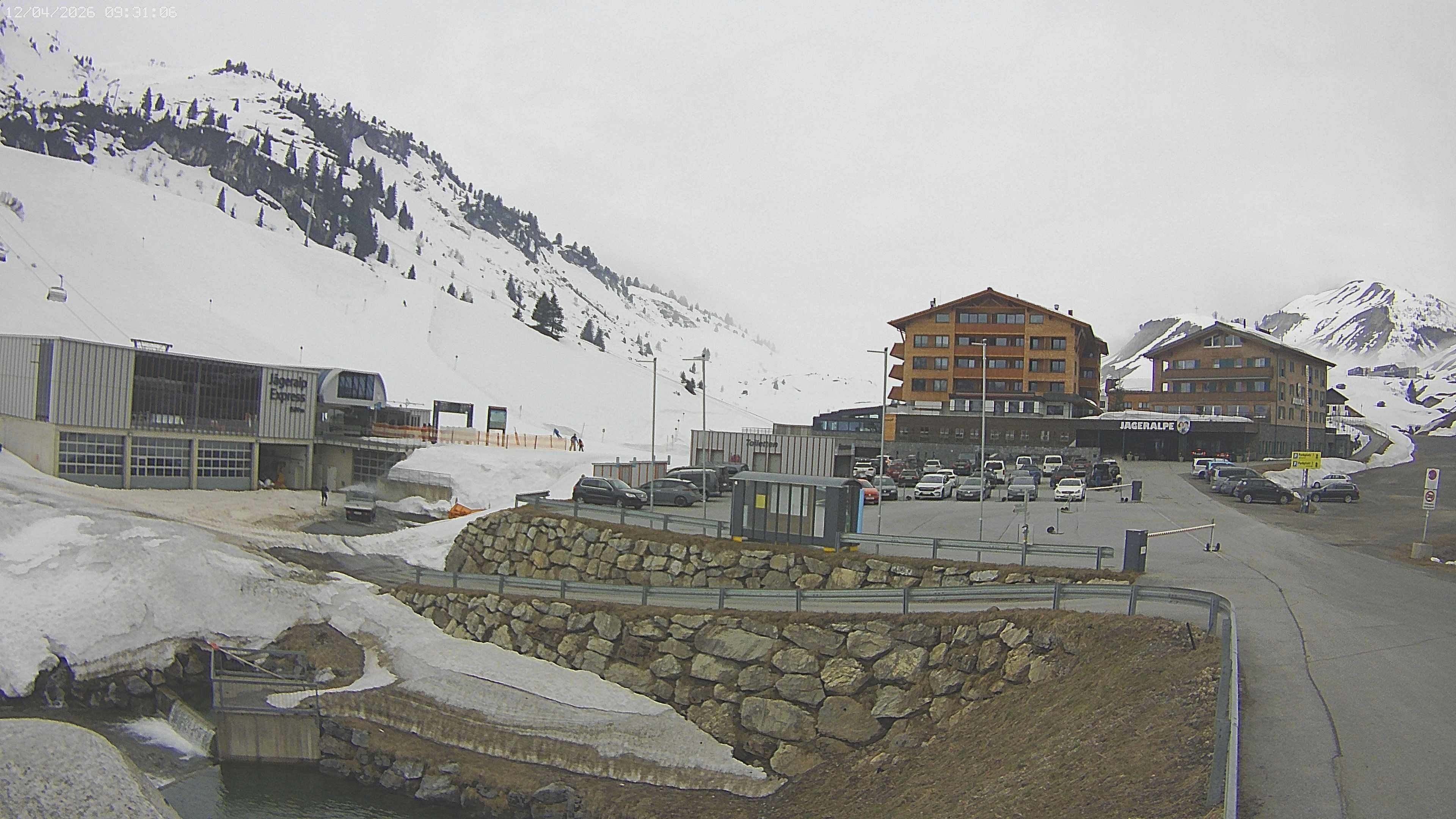 Archiv Foto Webcam Jägeralpe: Blick aufs Hotel