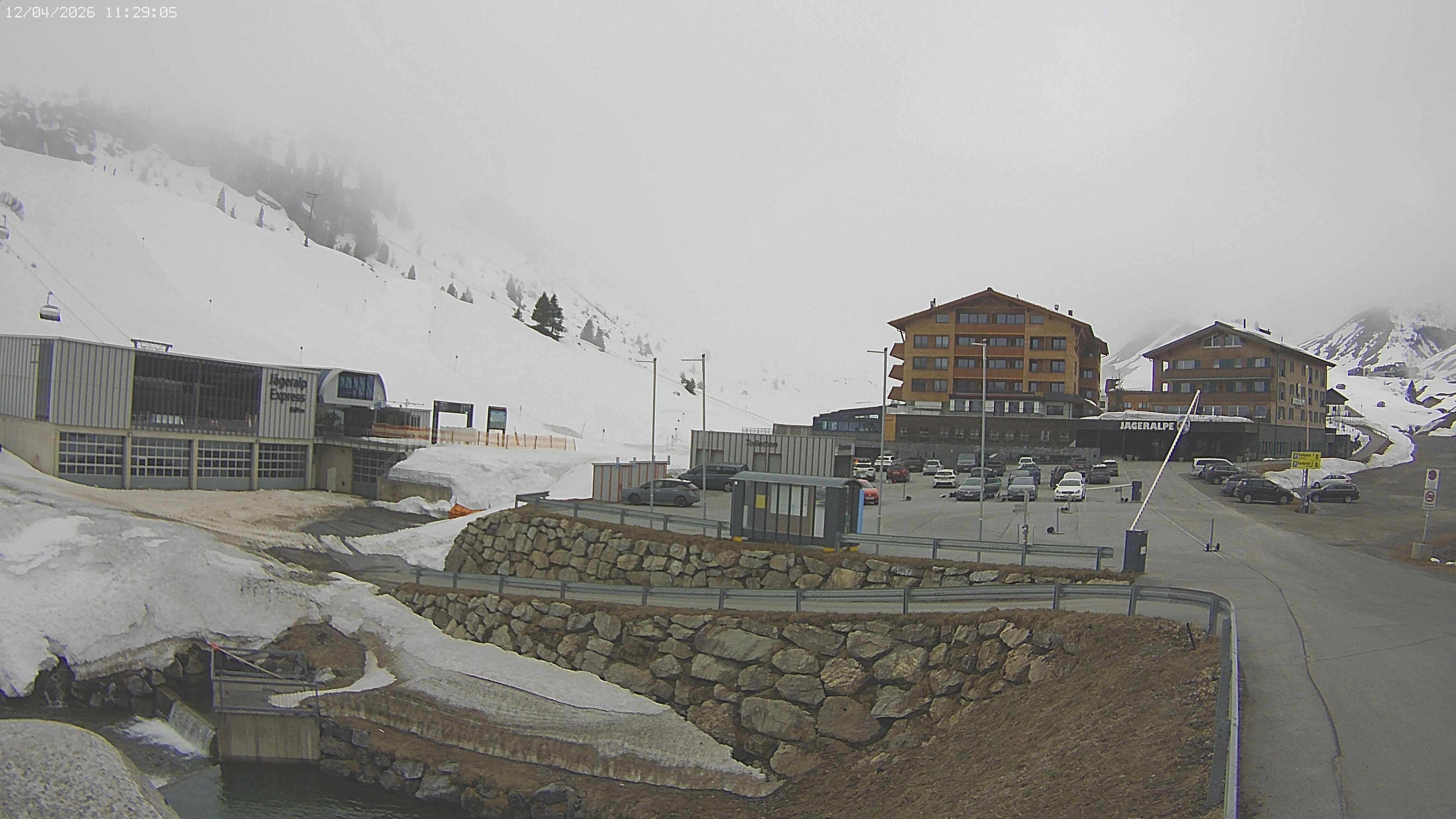 Archiv Foto Webcam Jägeralpe: Blick aufs Hotel