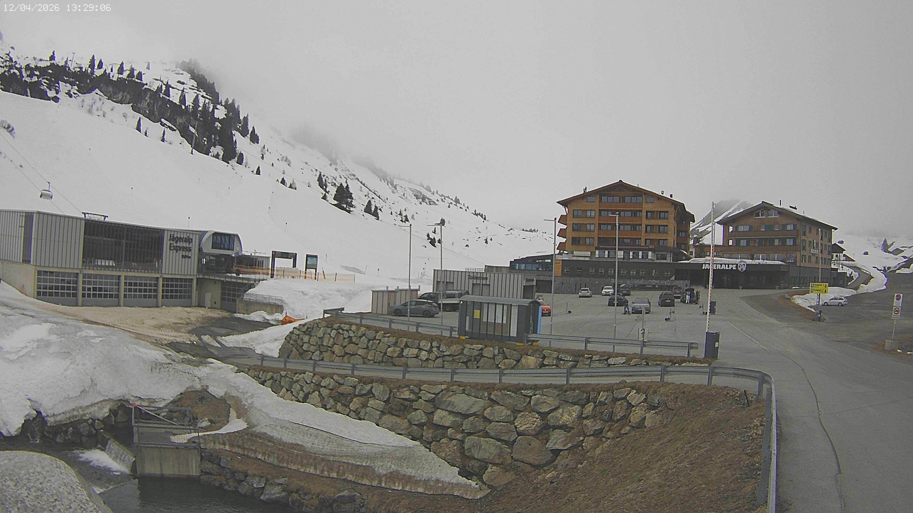 Archiv Foto Webcam Jägeralpe: Blick aufs Hotel