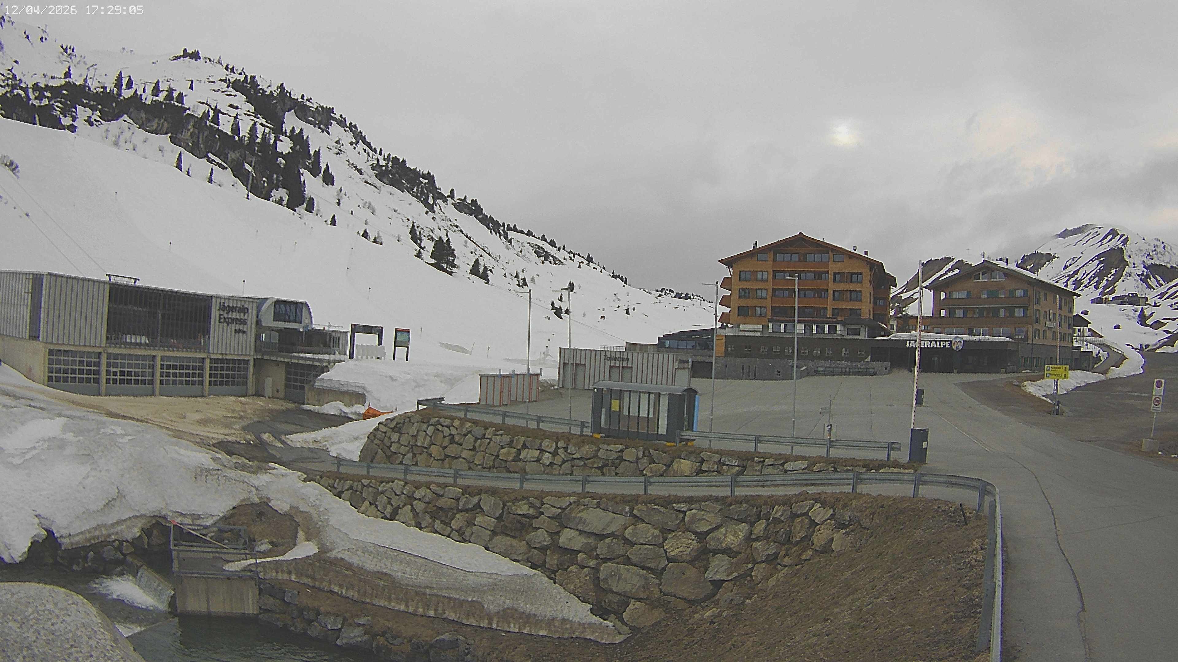 Archiv Foto Webcam Jägeralpe: Blick aufs Hotel