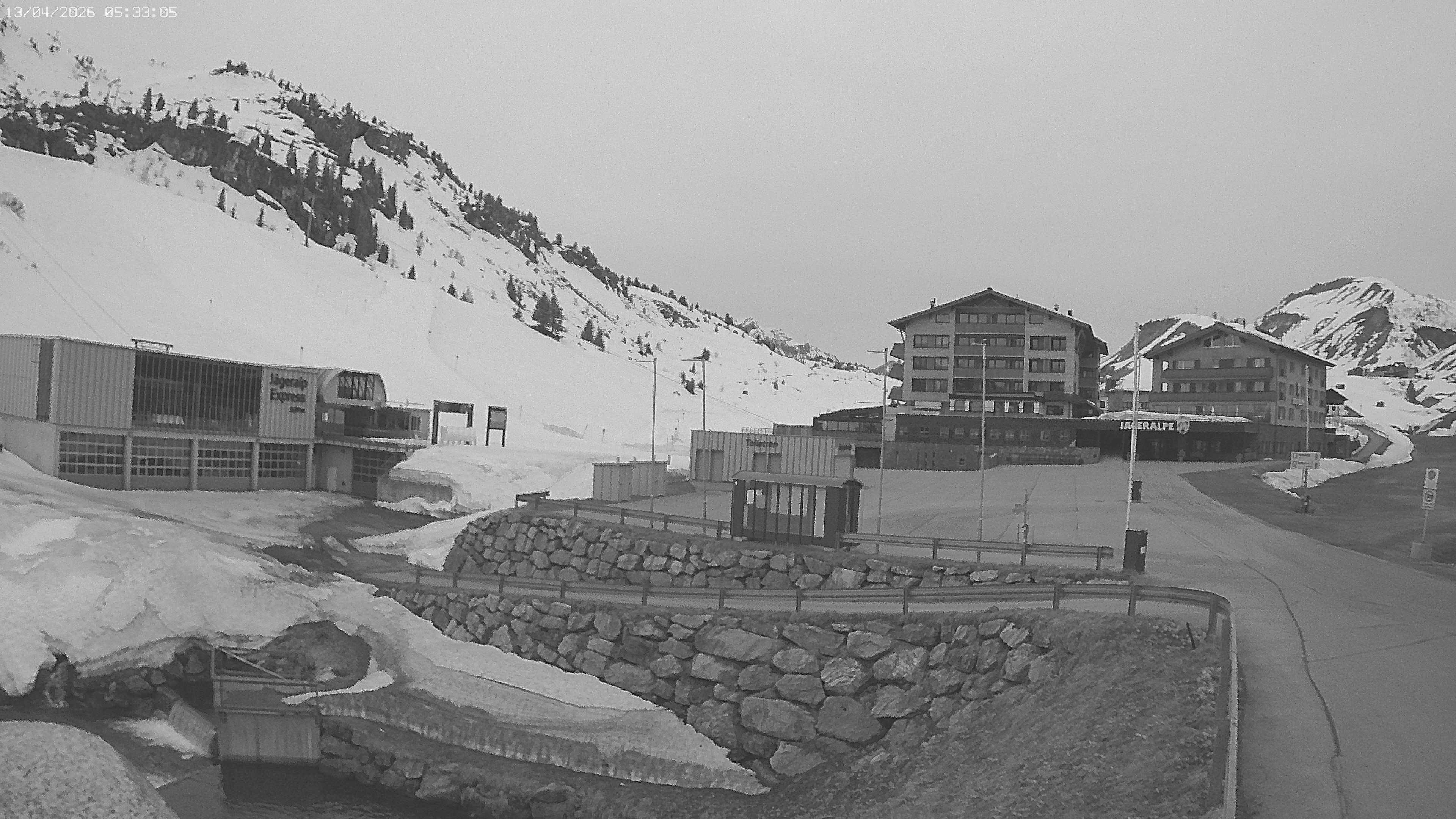 Archived image Webcam Jägeralpe: View Hotel