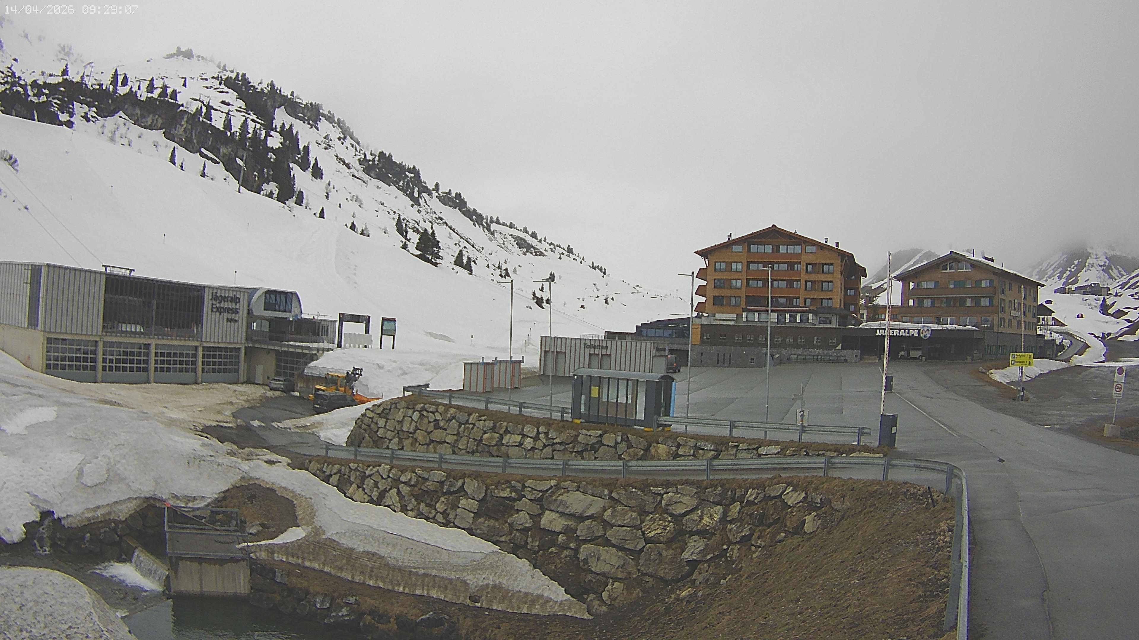 Archiv Foto Webcam Jägeralpe: Blick aufs Hotel