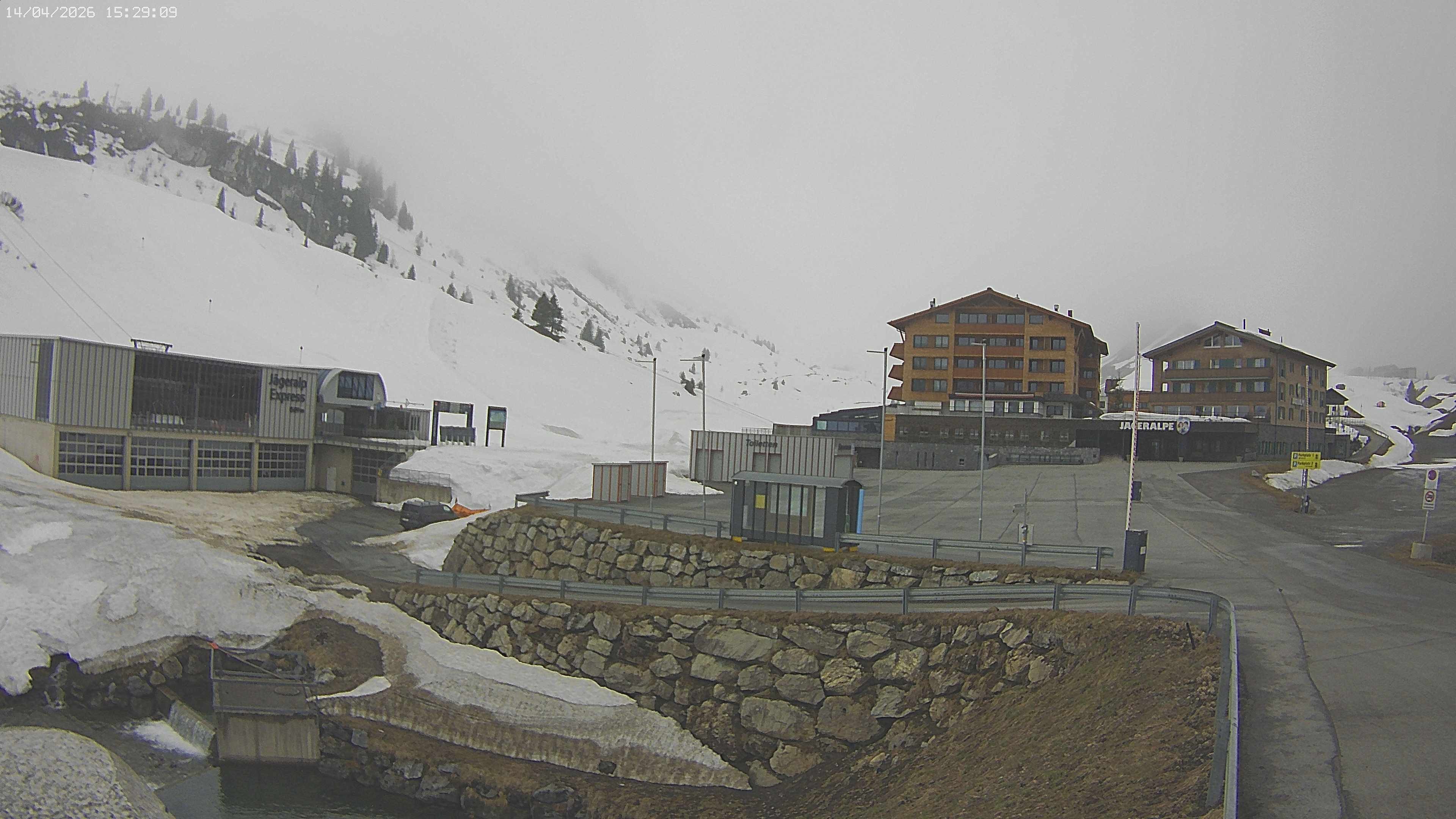 Archiv Foto Webcam Jägeralpe: Blick aufs Hotel