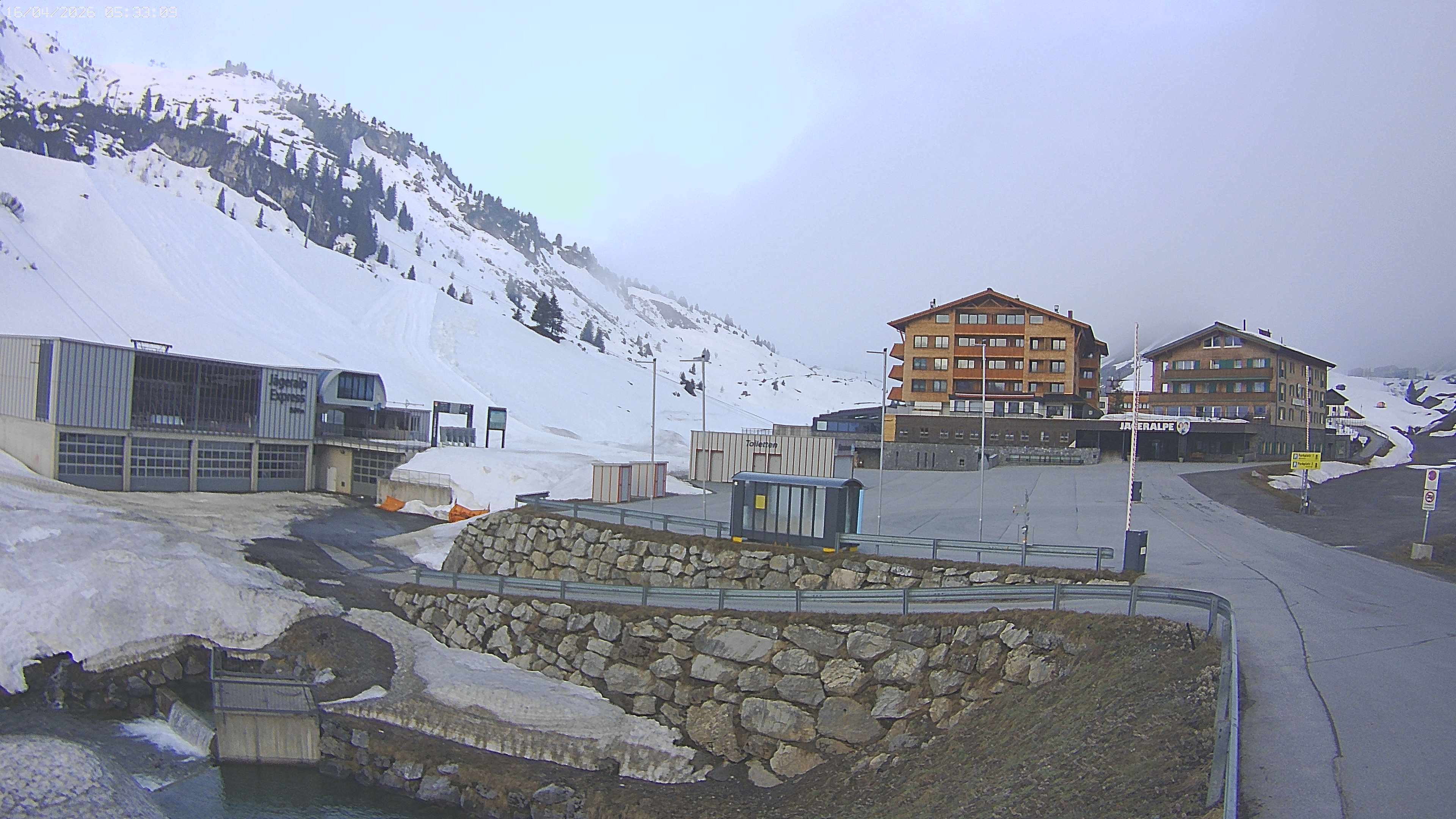 Archived image Webcam Jägeralpe: View Hotel