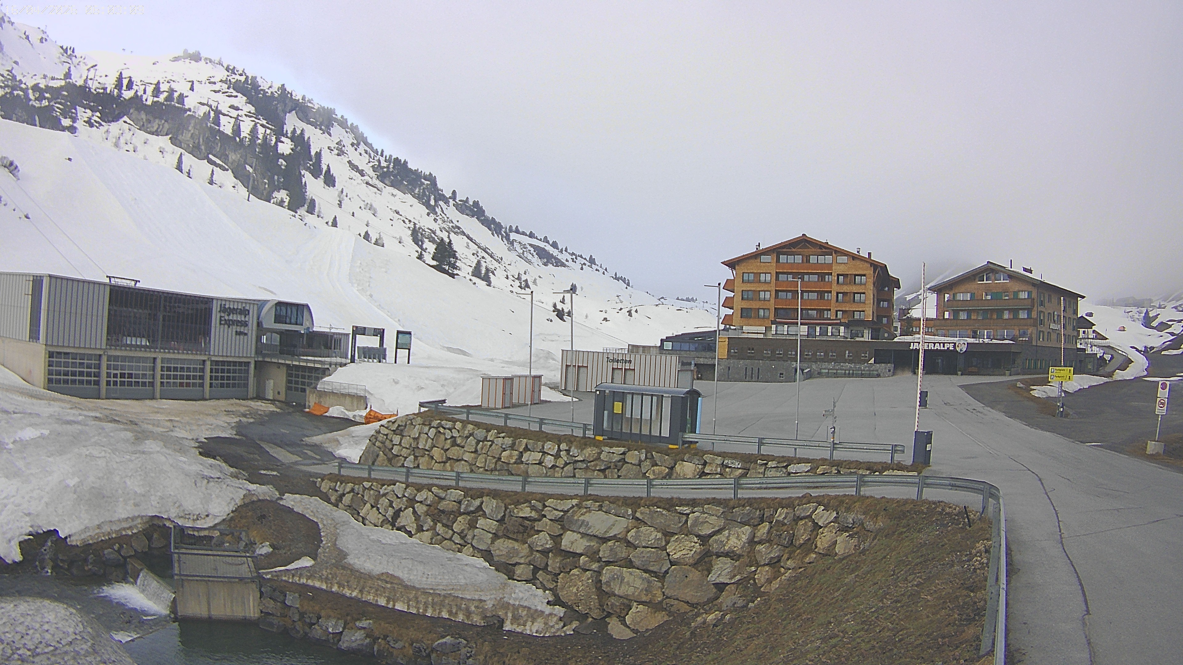 Archiv Foto Webcam Jägeralpe: Blick aufs Hotel