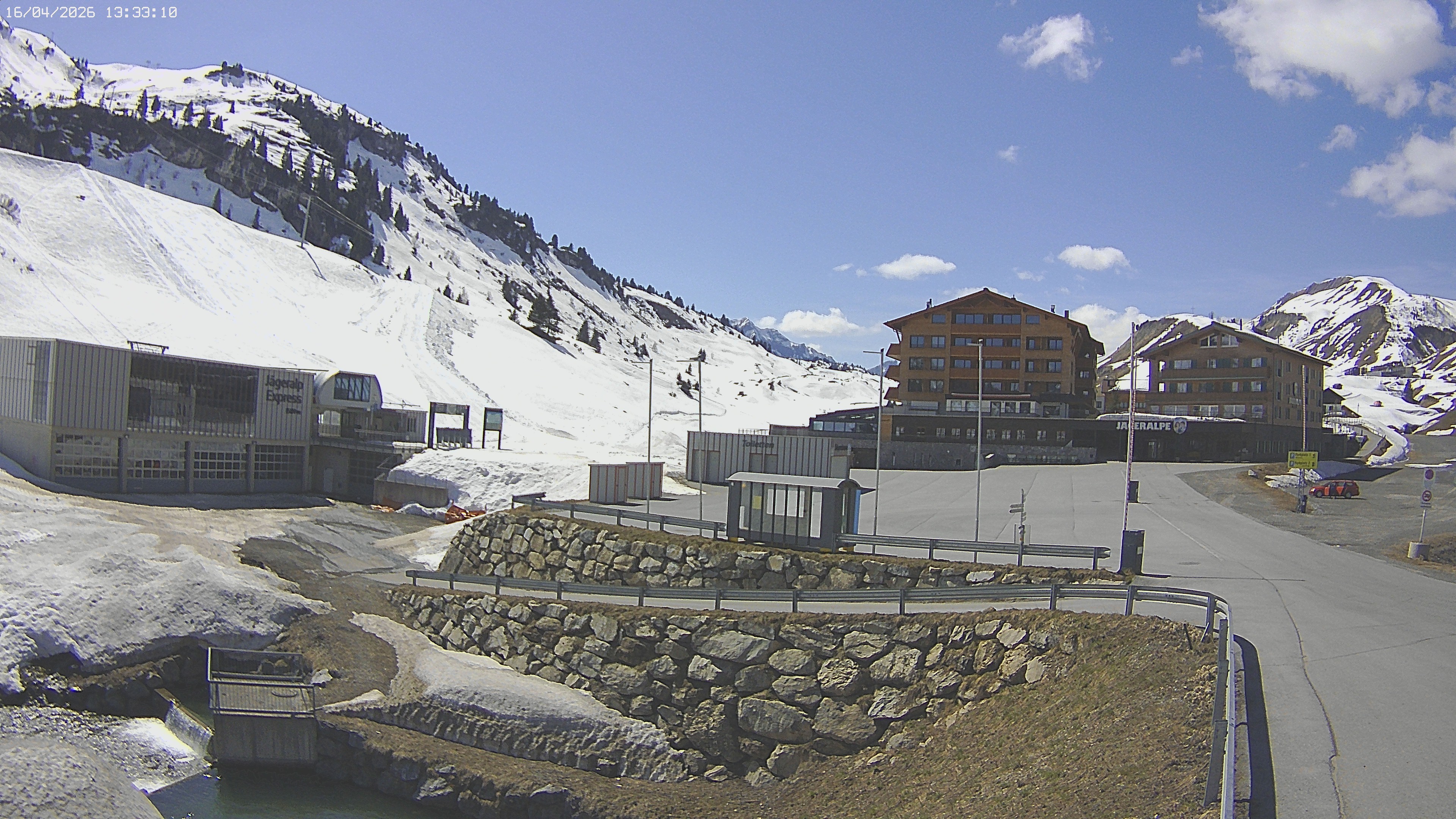 Archiv Foto Webcam Jägeralpe: Blick aufs Hotel