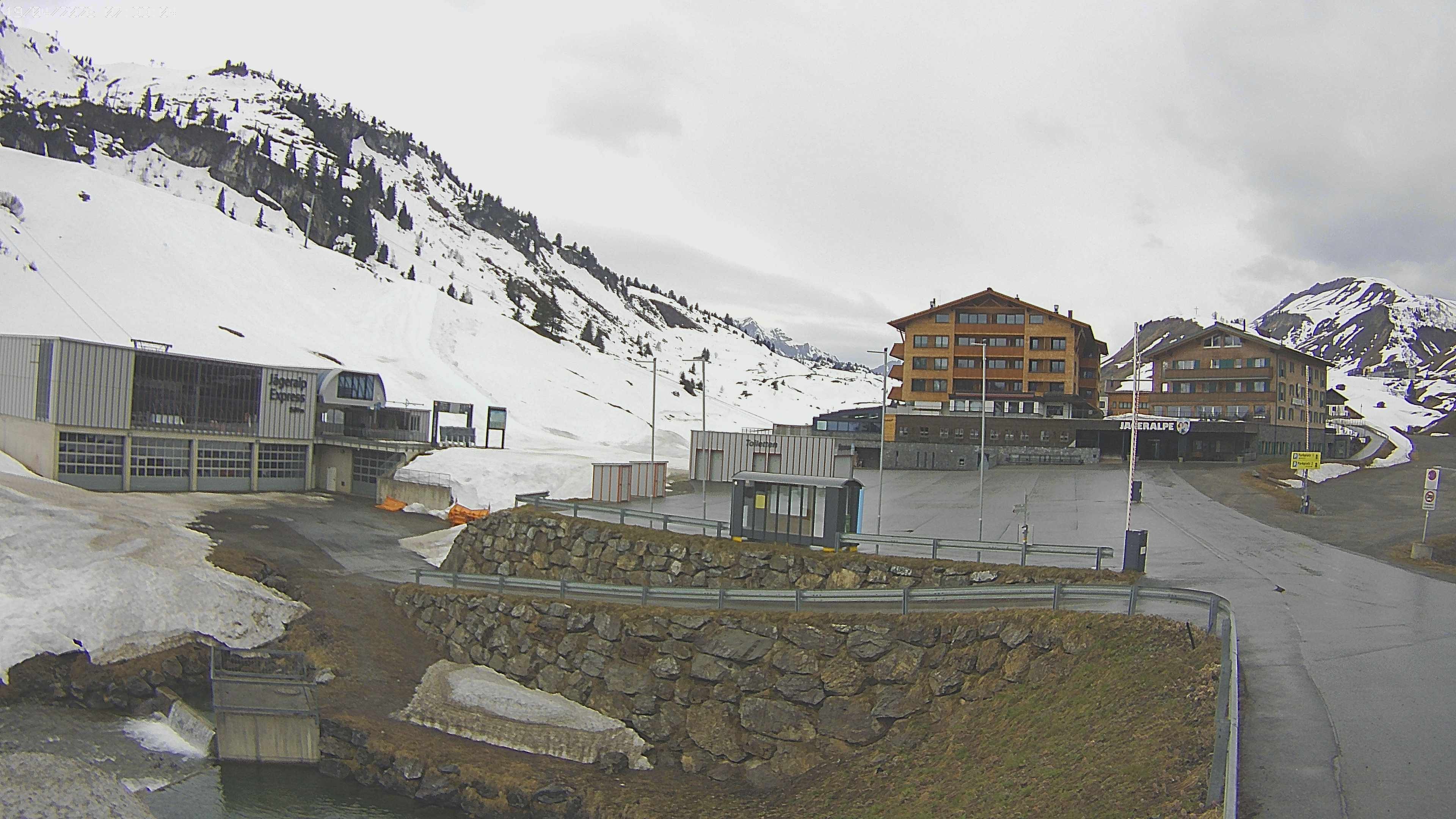 Archived image Webcam Jägeralpe: View Hotel