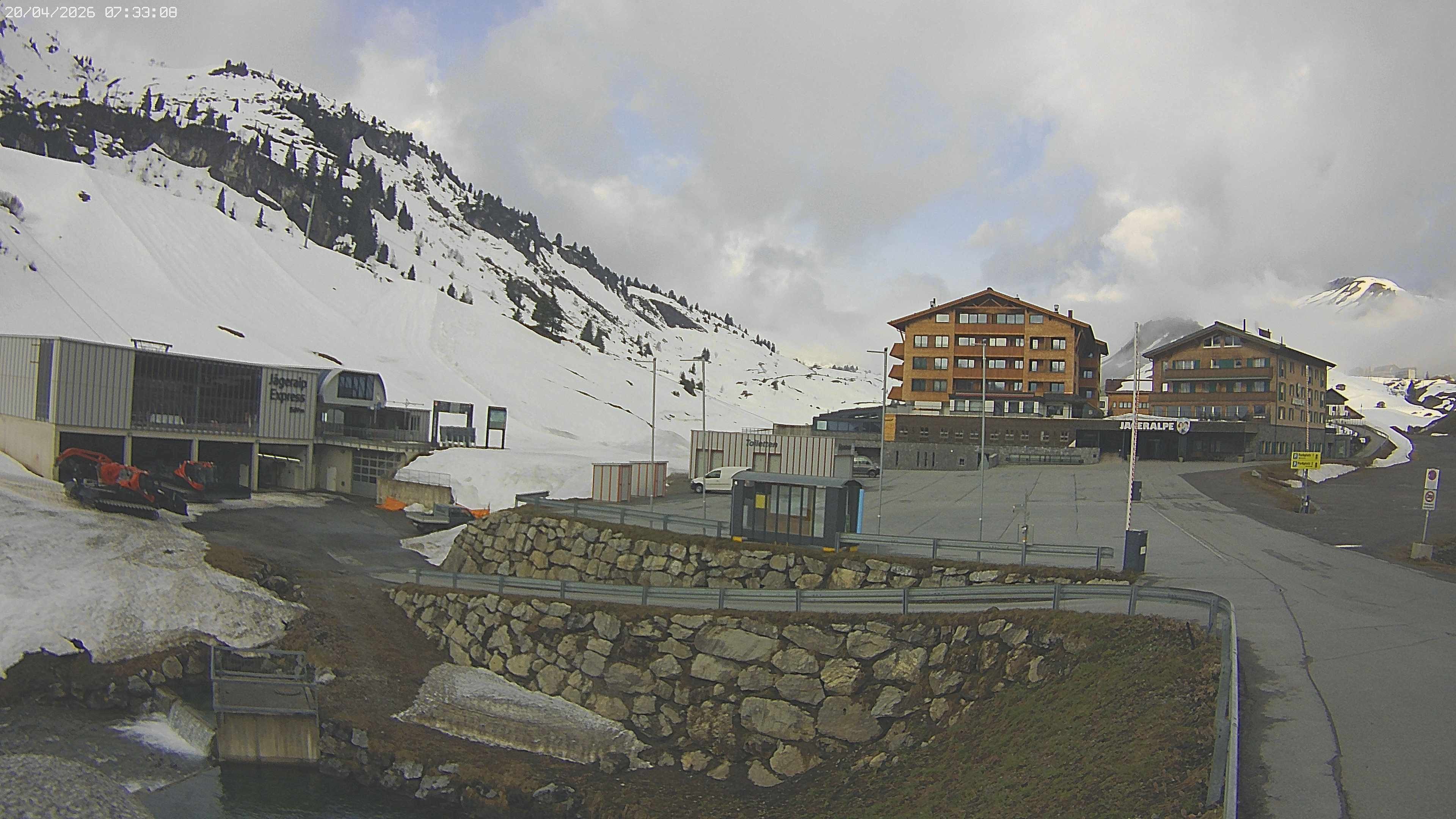 Archiv Foto Webcam Jägeralpe: Blick aufs Hotel