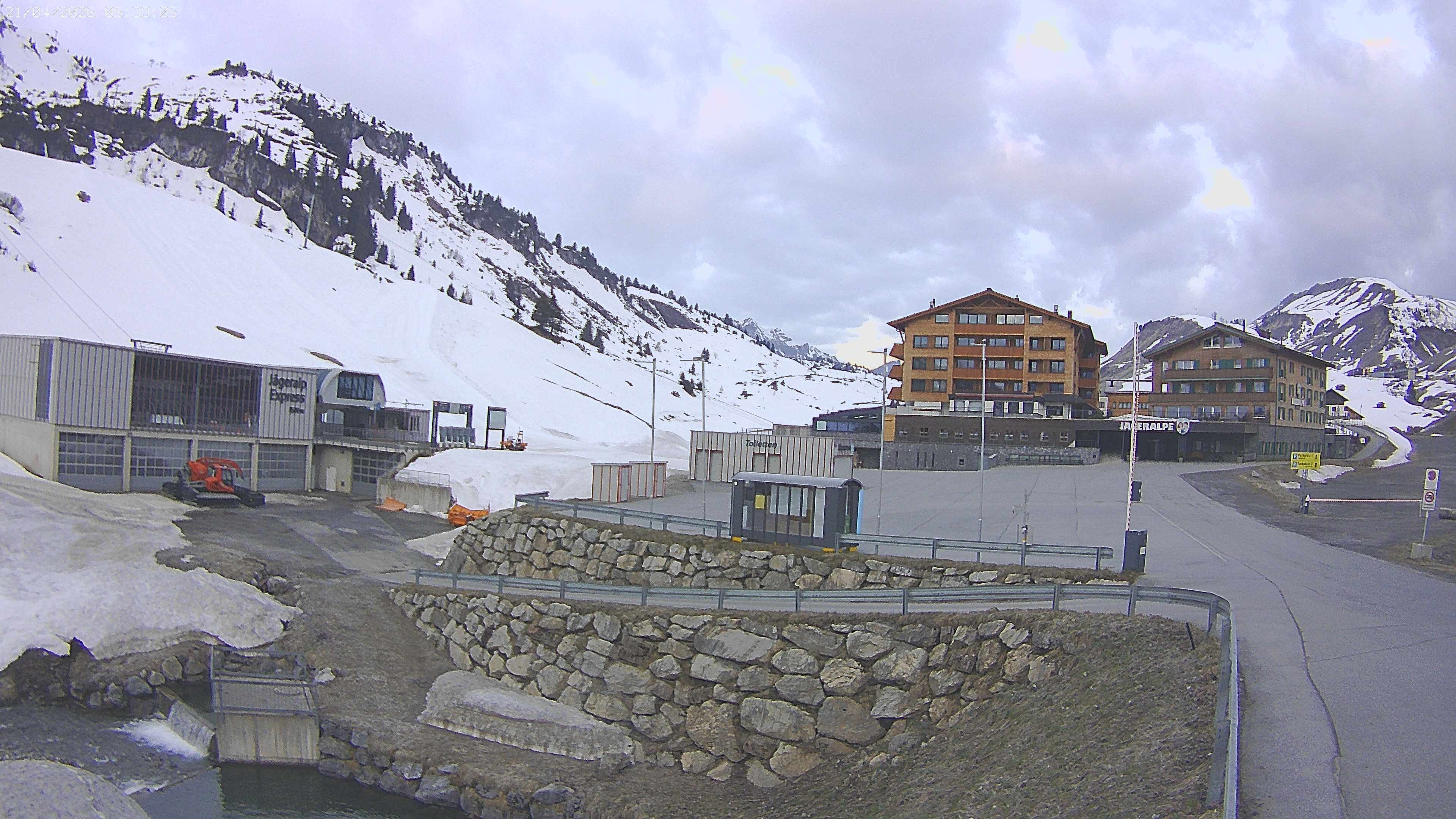 Archiv Foto Webcam Jägeralpe: Blick aufs Hotel