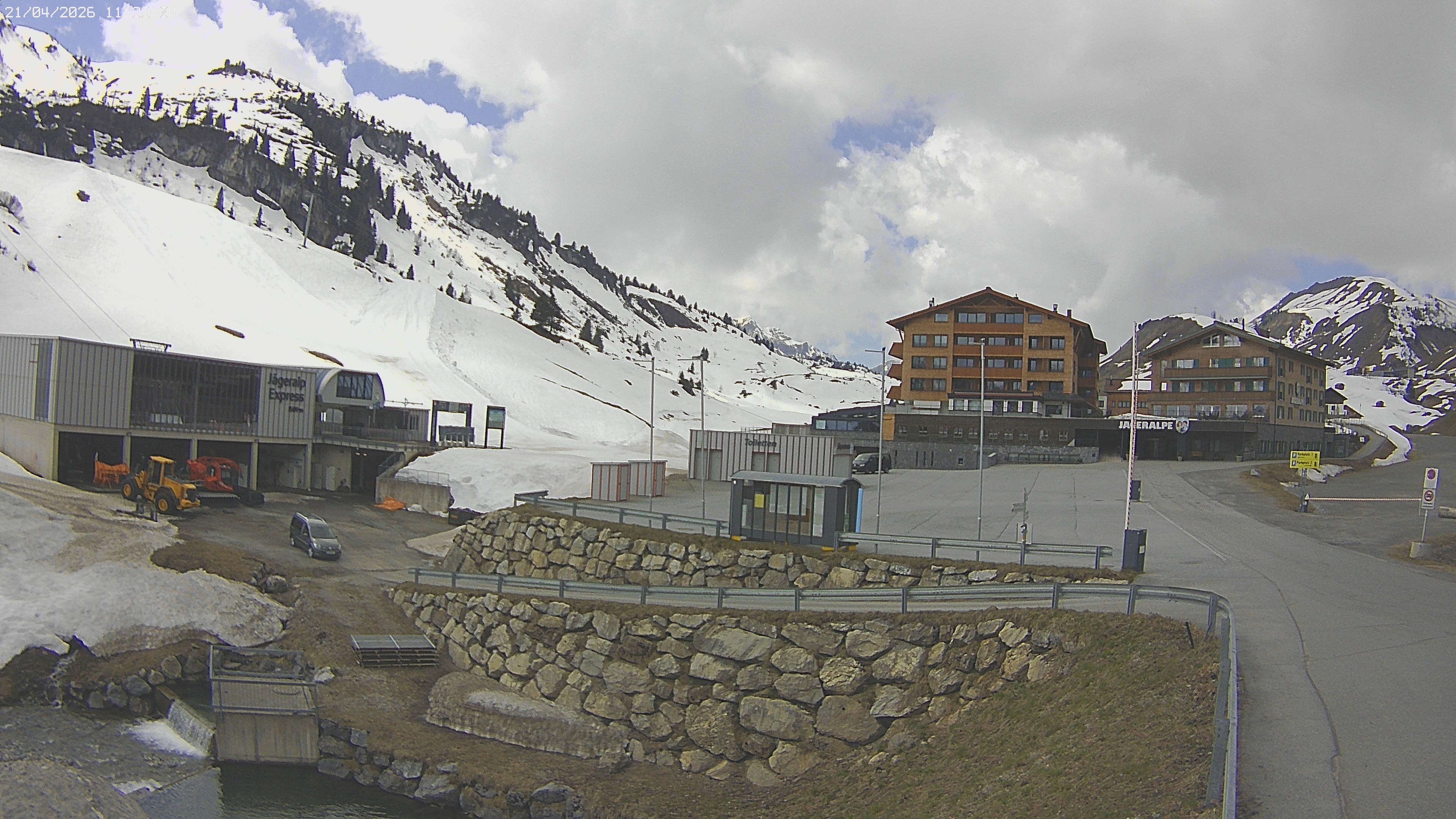 Archiv Foto Webcam Jägeralpe: Blick aufs Hotel