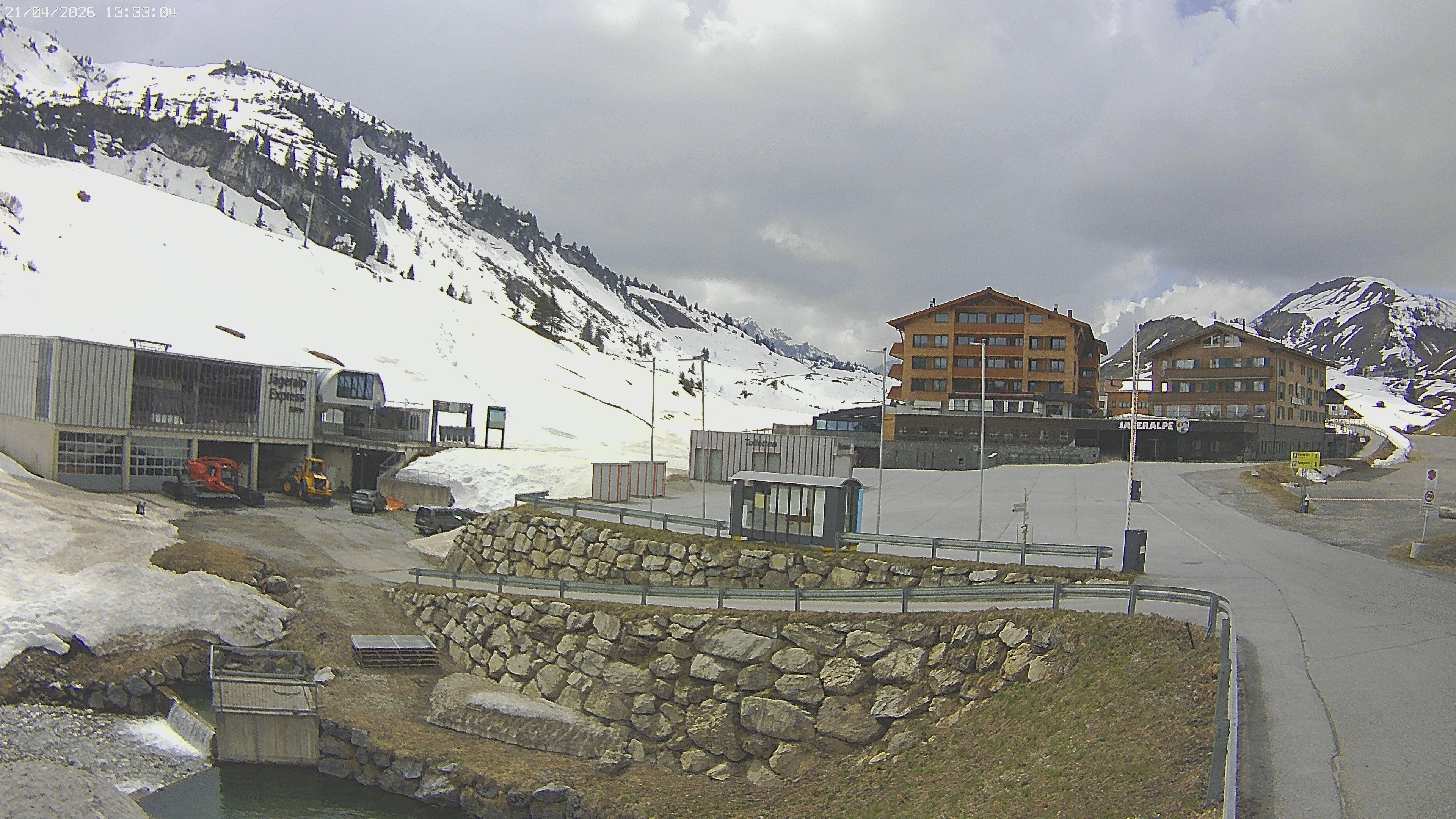 Archiv Foto Webcam Jägeralpe: Blick aufs Hotel