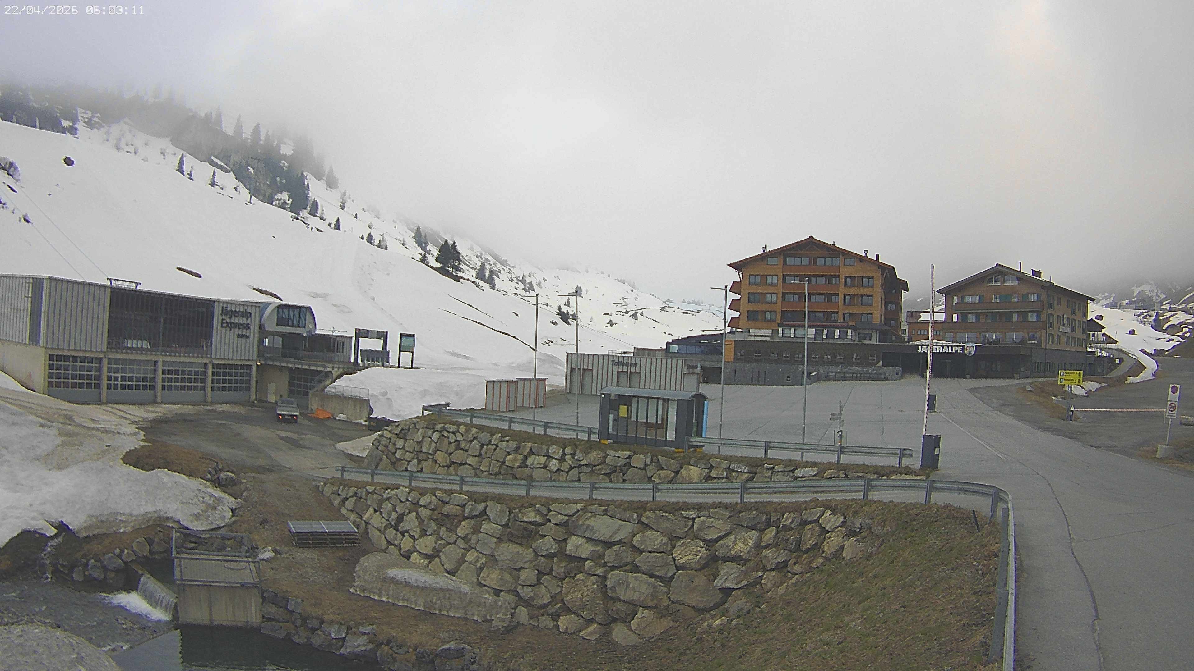Archiv Foto Webcam Jägeralpe: Blick aufs Hotel