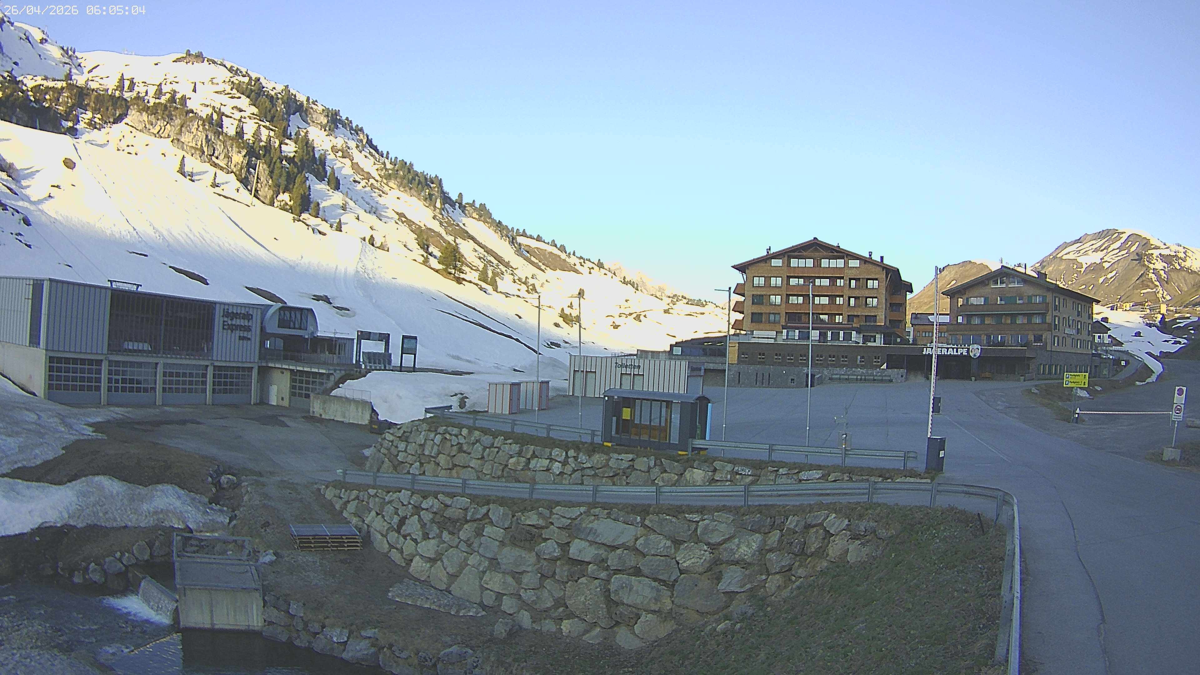 Archiv Foto Webcam Jägeralpe: Blick aufs Hotel