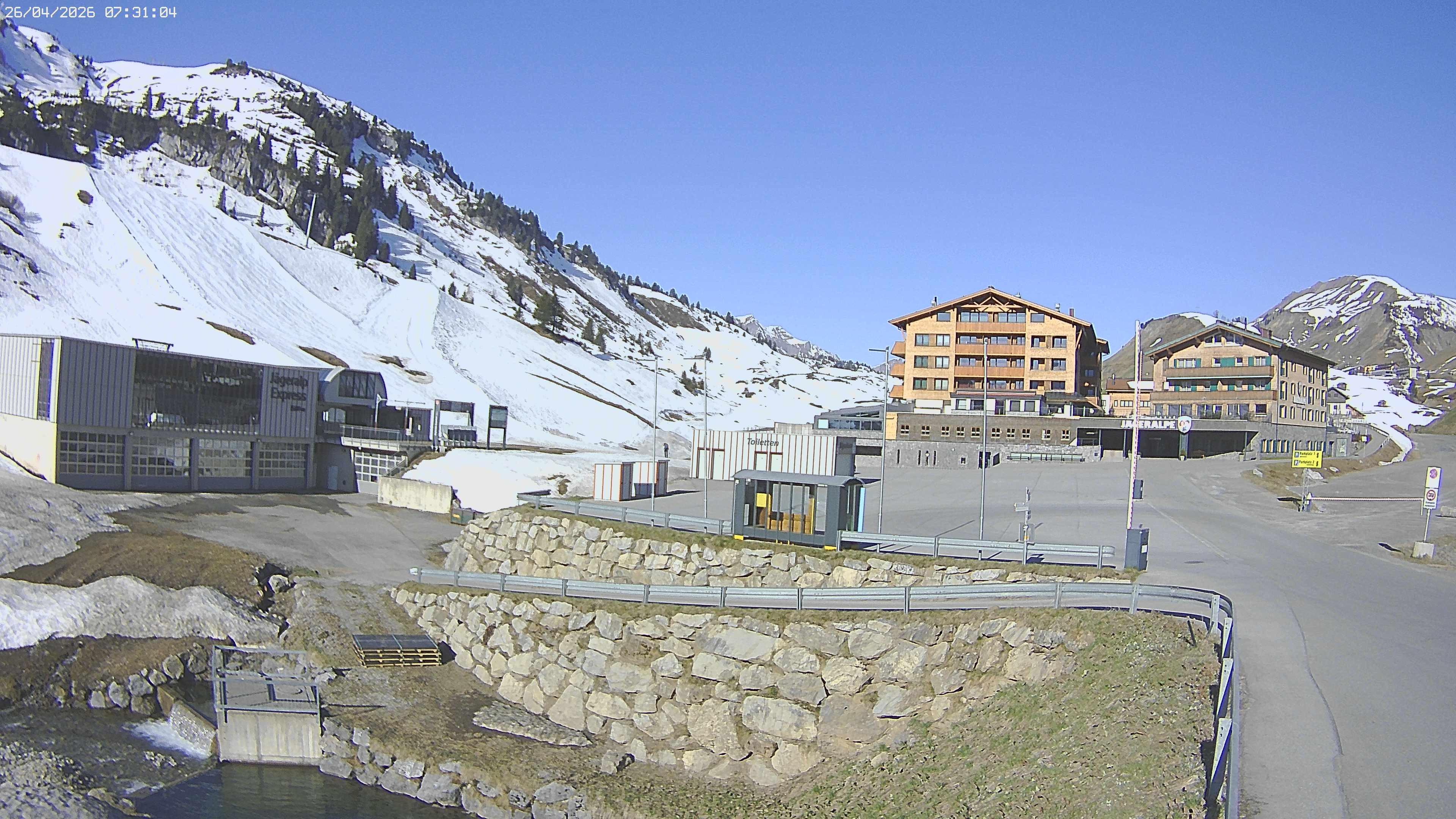 Archiv Foto Webcam Jägeralpe: Blick aufs Hotel