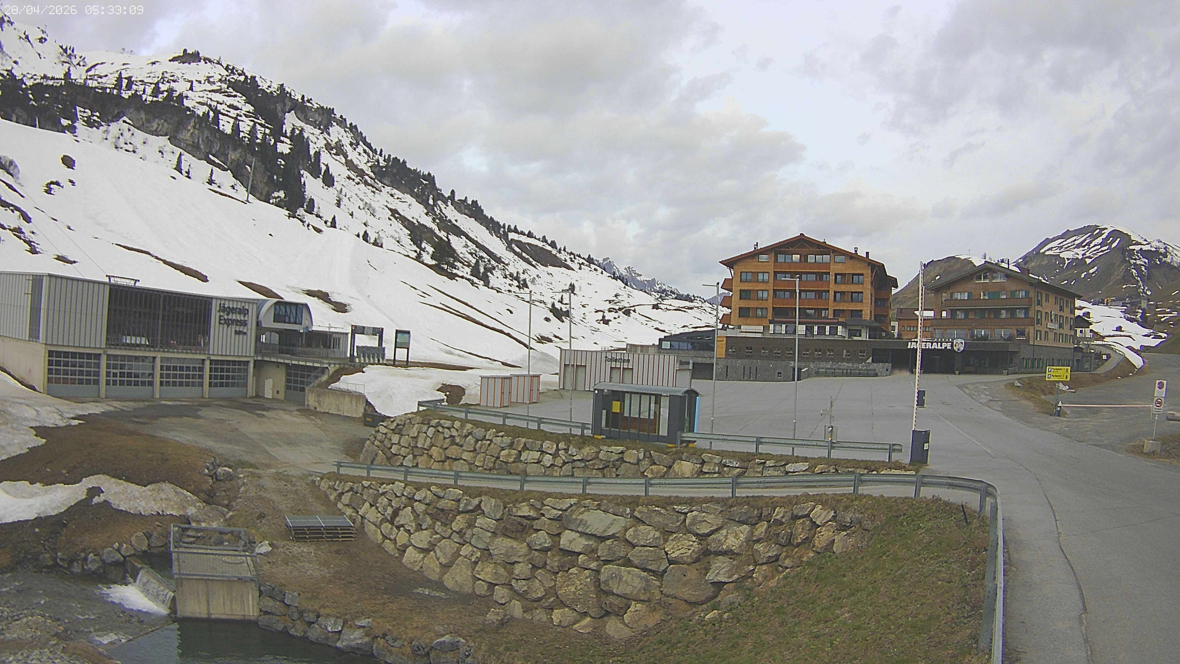 Archiv Foto Webcam Jägeralpe: Blick aufs Hotel
