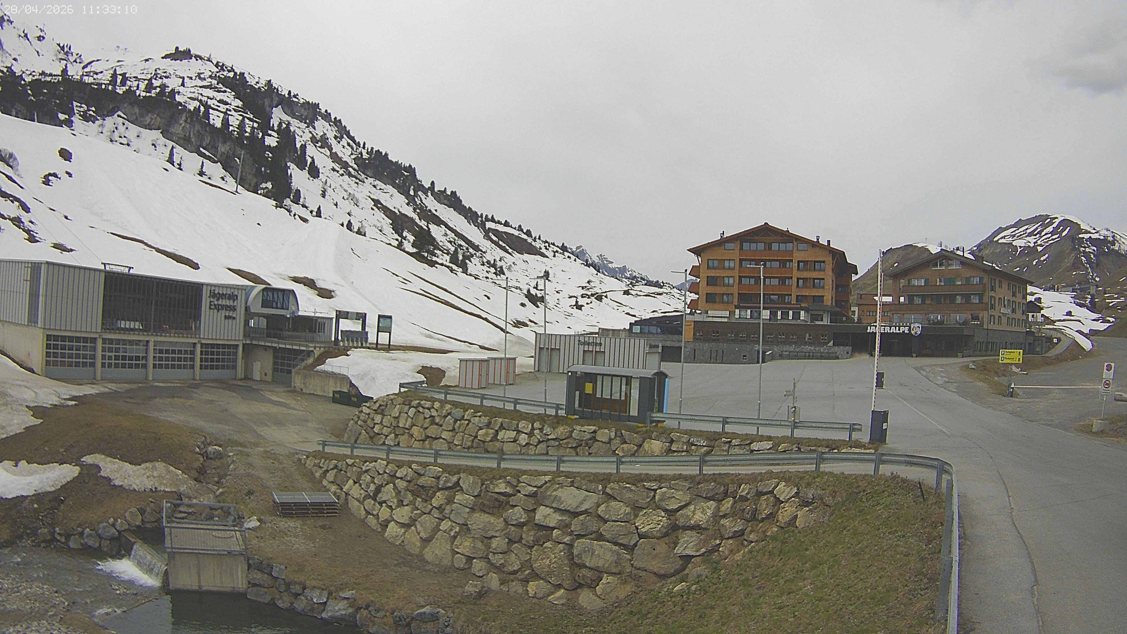 Archiv Foto Webcam Jägeralpe: Blick aufs Hotel