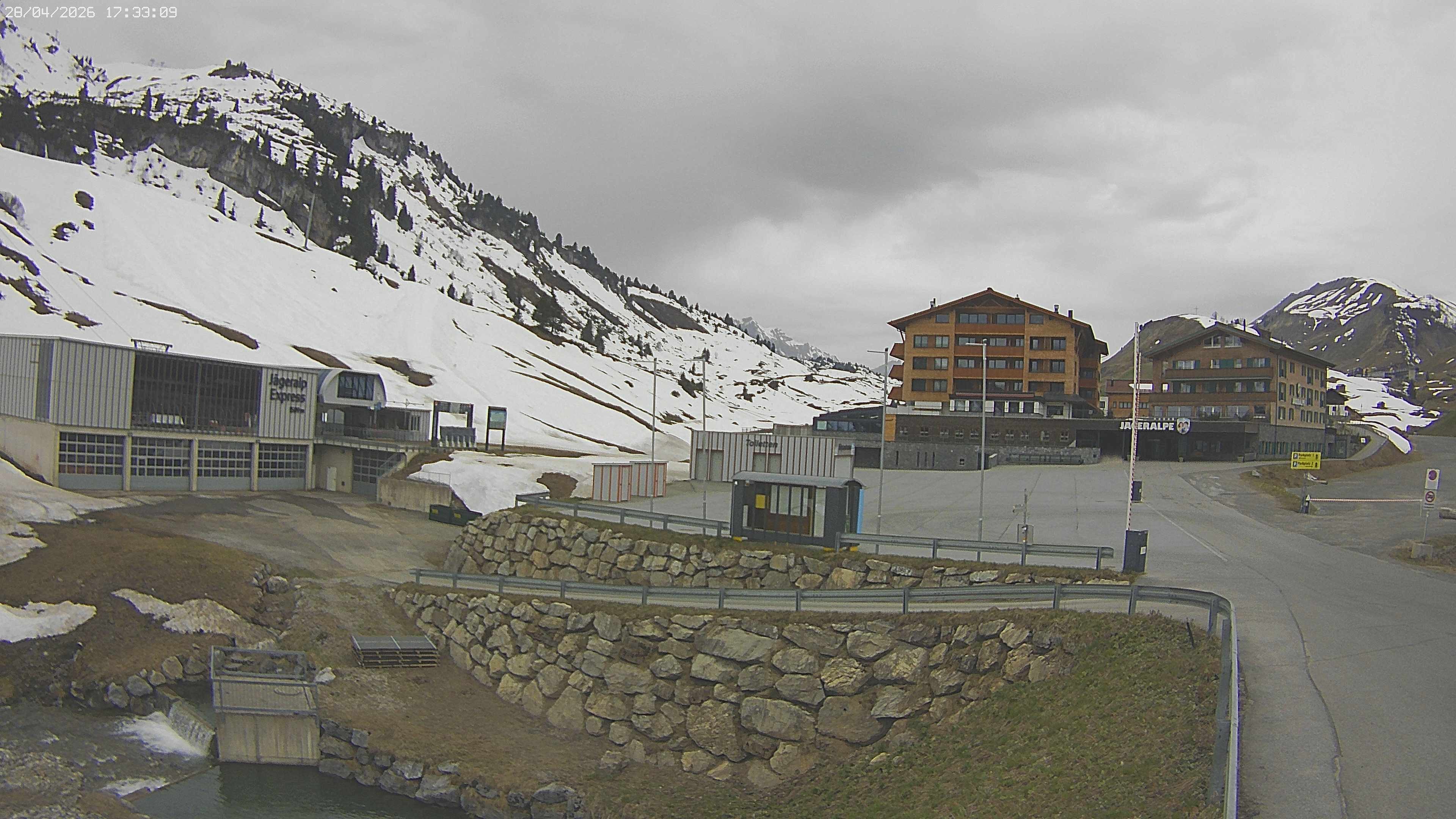 Archiv Foto Webcam Jägeralpe: Blick aufs Hotel
