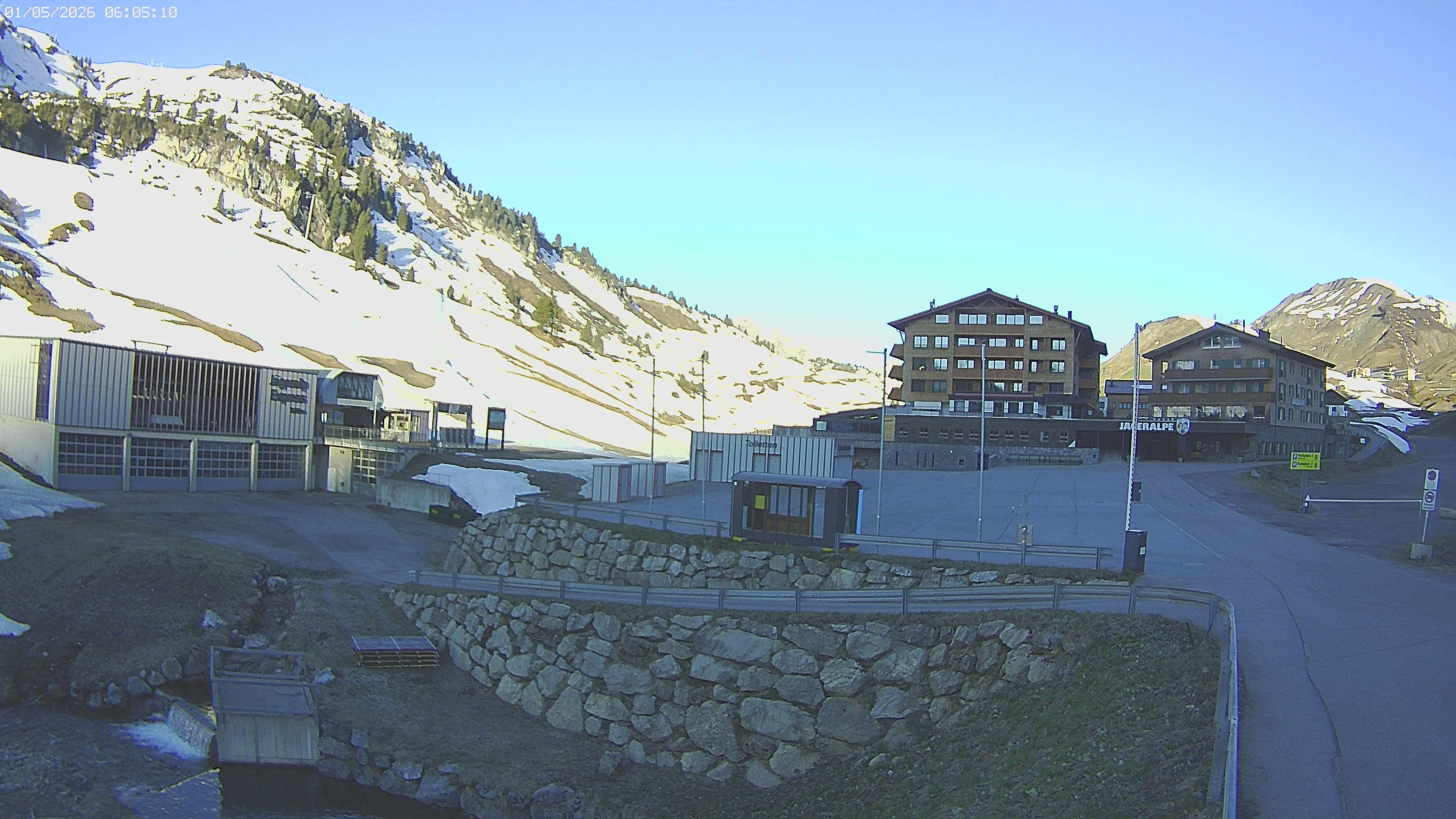 Archived image Webcam Jägeralpe: View Hotel
