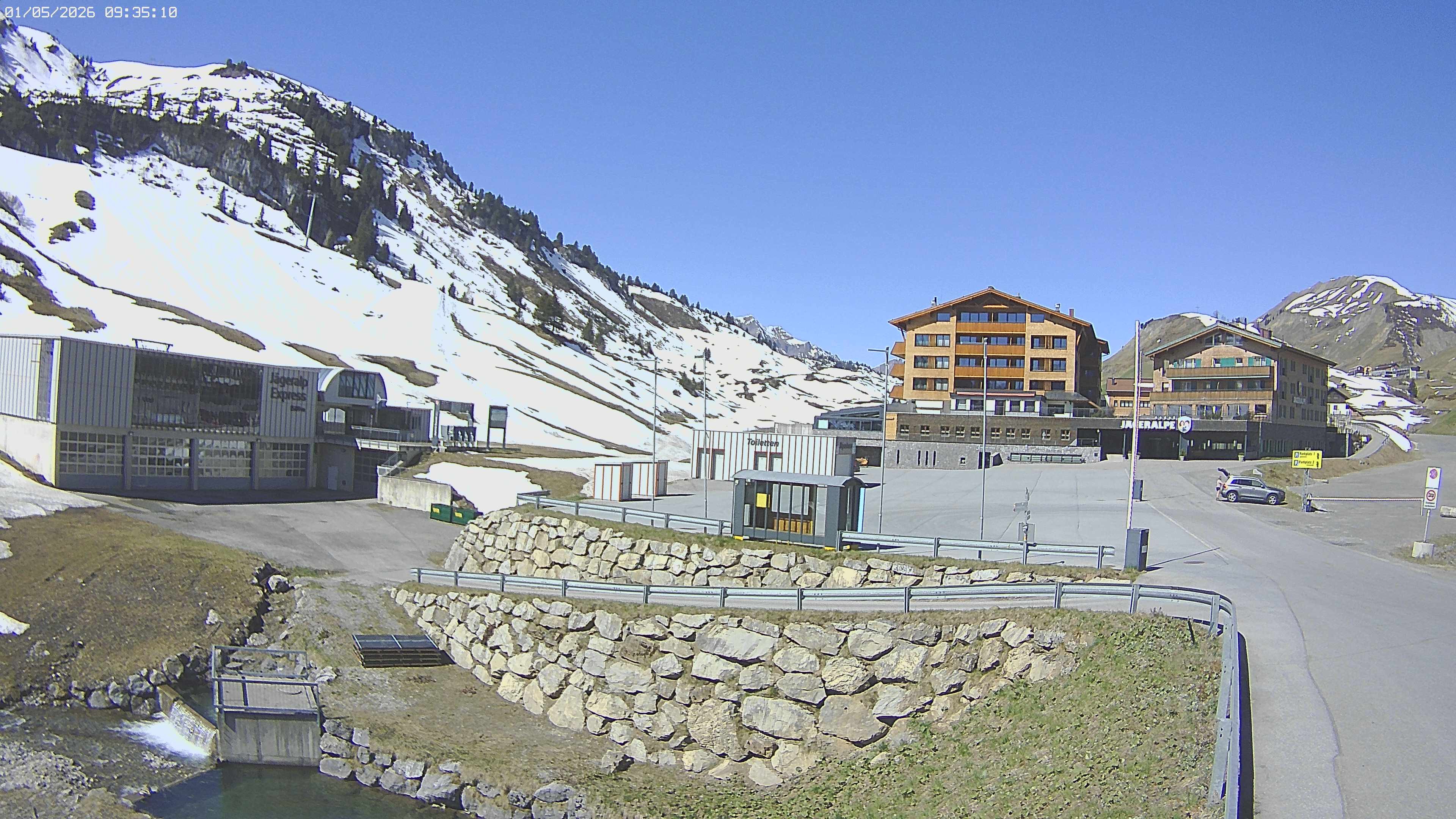 Archiv Foto Webcam Jägeralpe: Blick aufs Hotel