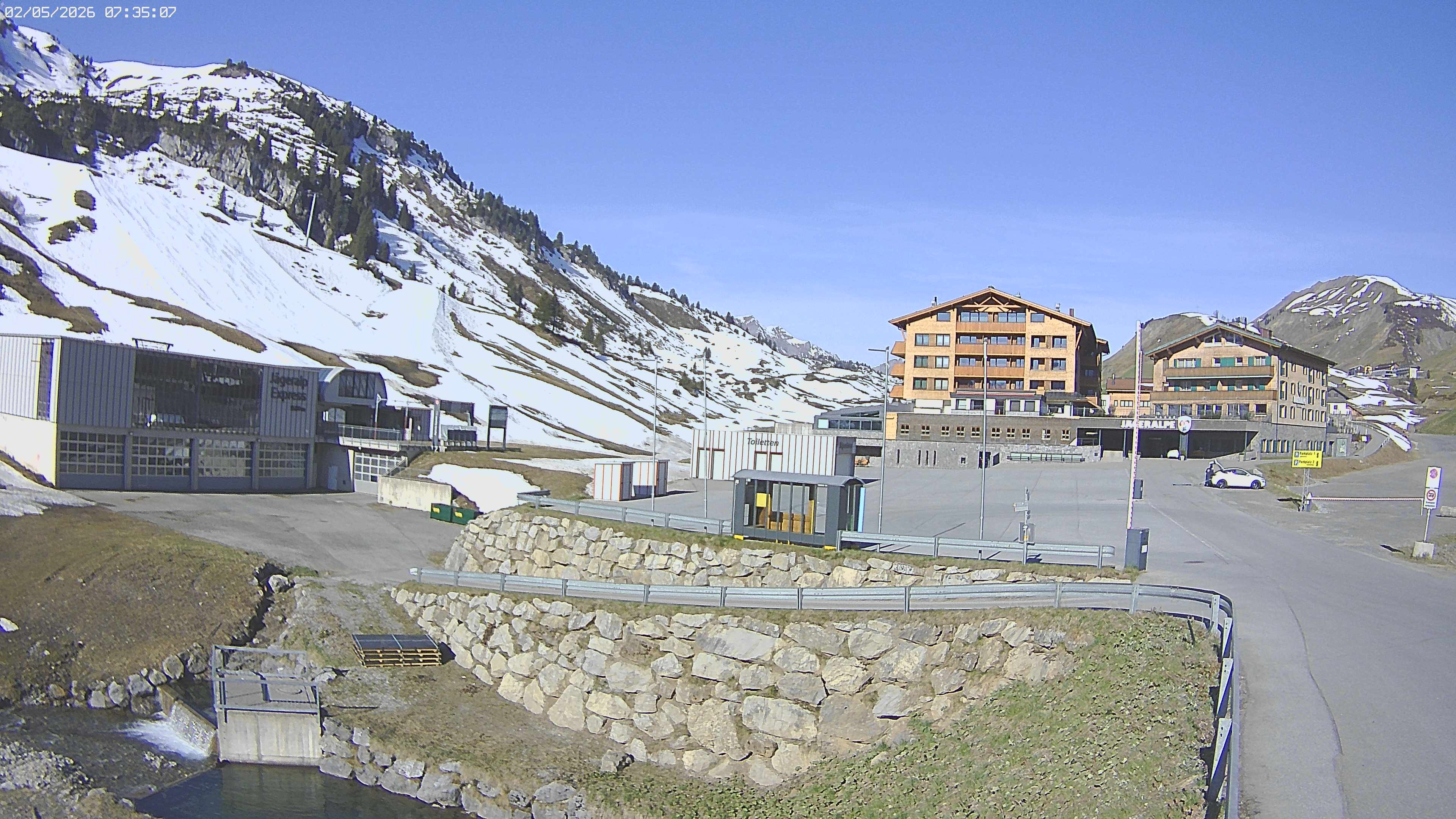 Archiv Foto Webcam Jägeralpe: Blick aufs Hotel