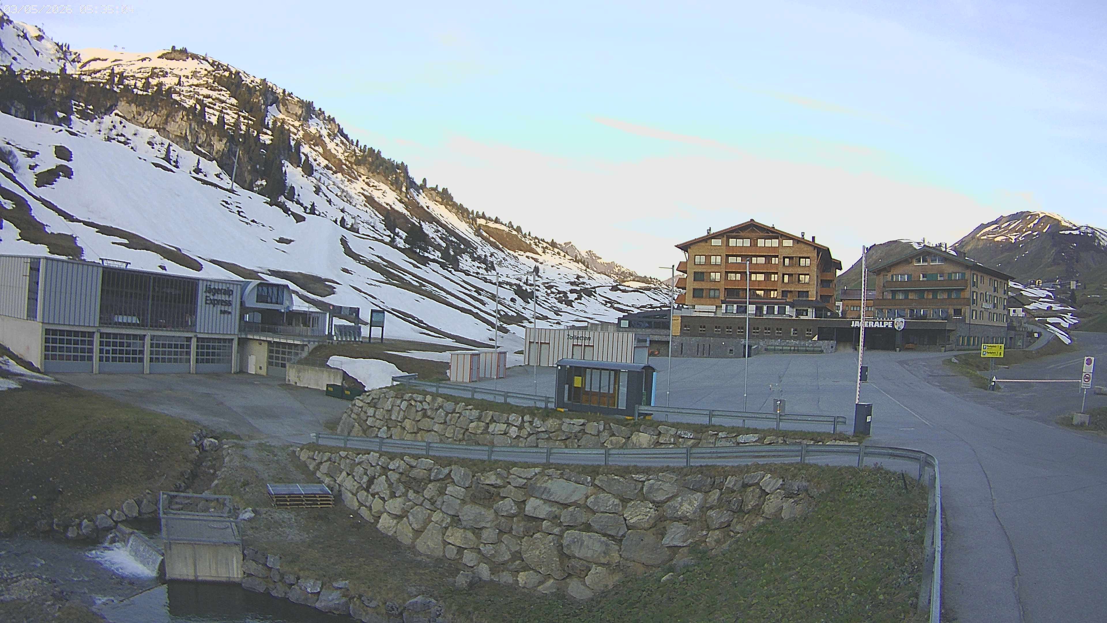 Archiv Foto Webcam Jägeralpe: Blick aufs Hotel
