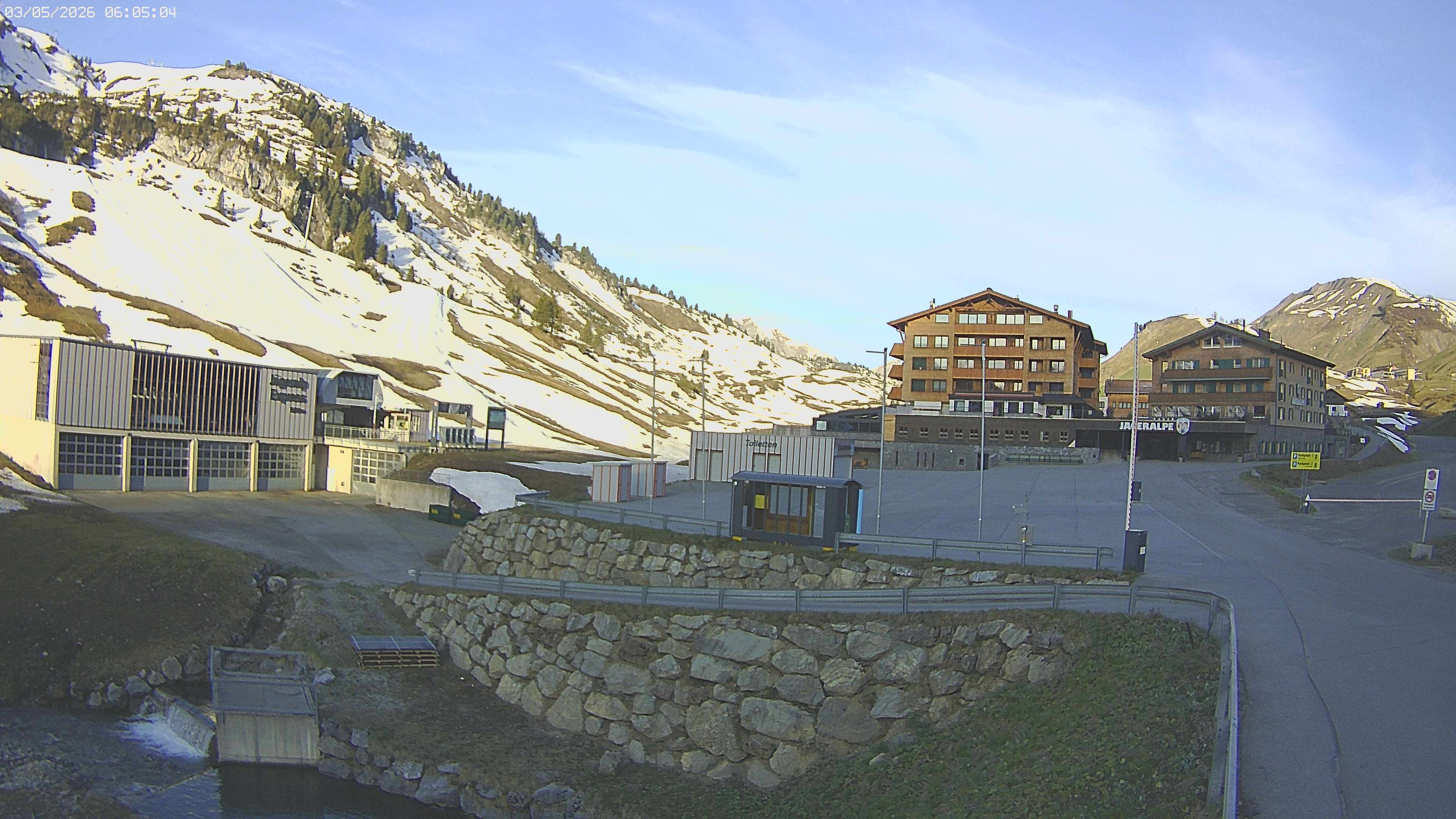 Archiv Foto Webcam Jägeralpe: Blick aufs Hotel