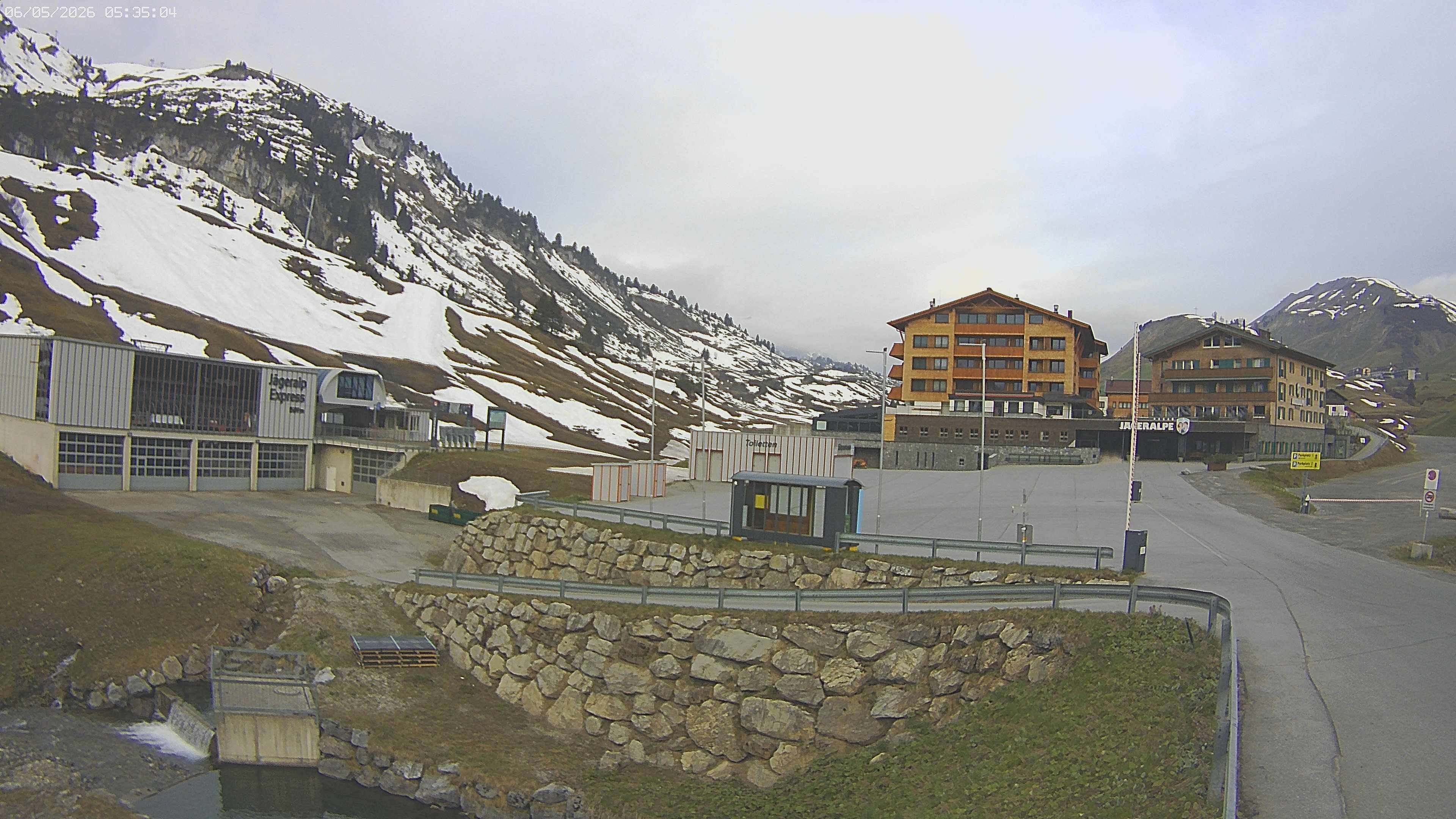 Archived image Webcam Jägeralpe: View Hotel