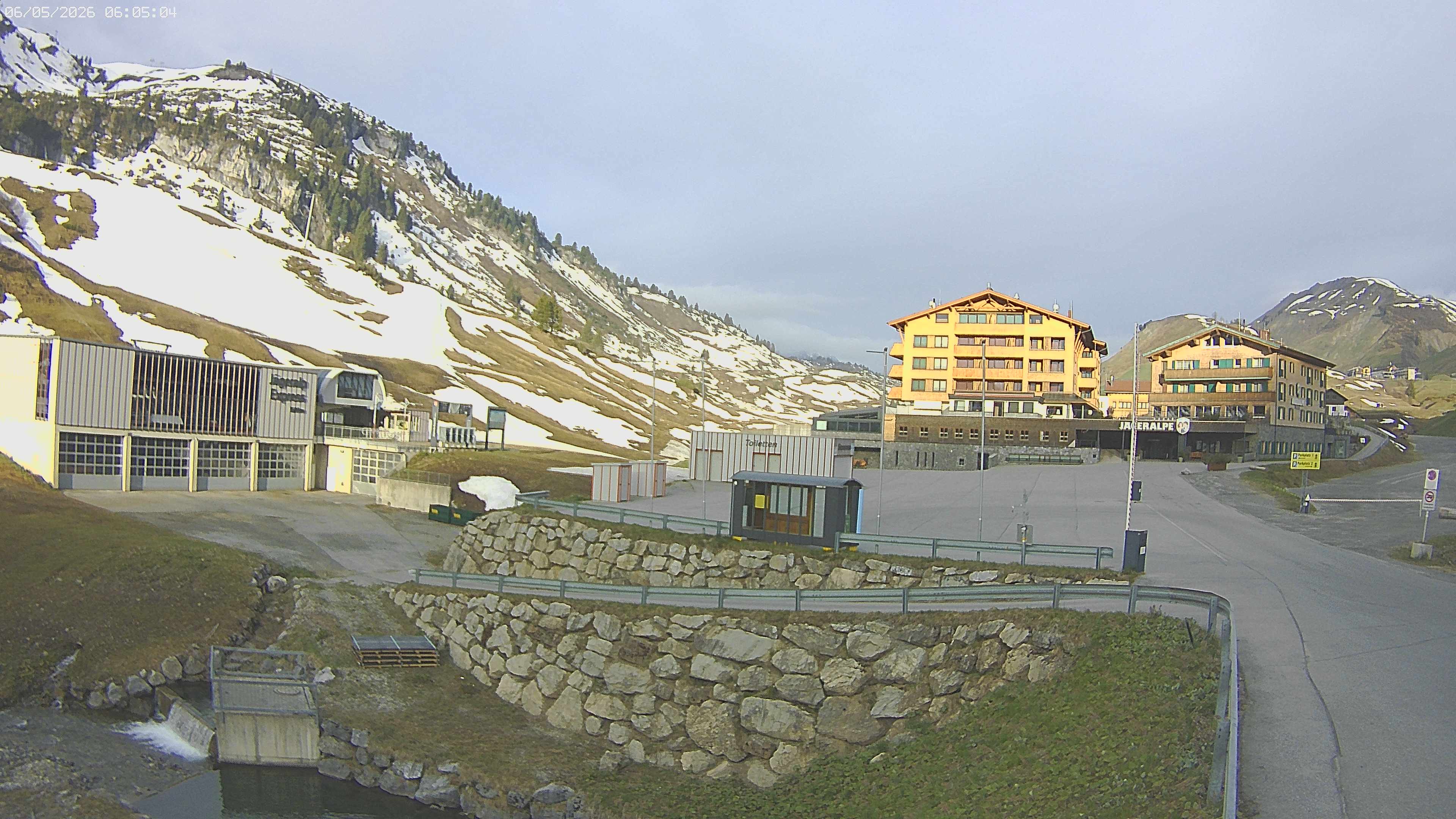 Archived image Webcam Jägeralpe: View Hotel