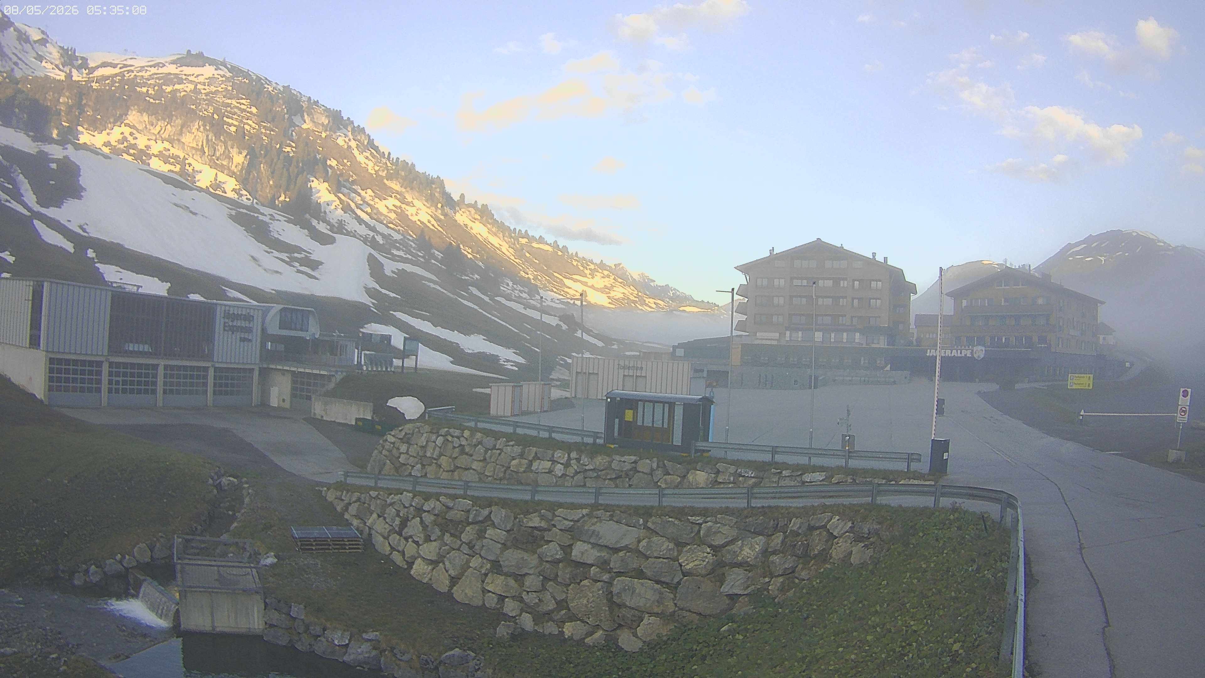 Archived image Webcam Jägeralpe: View Hotel