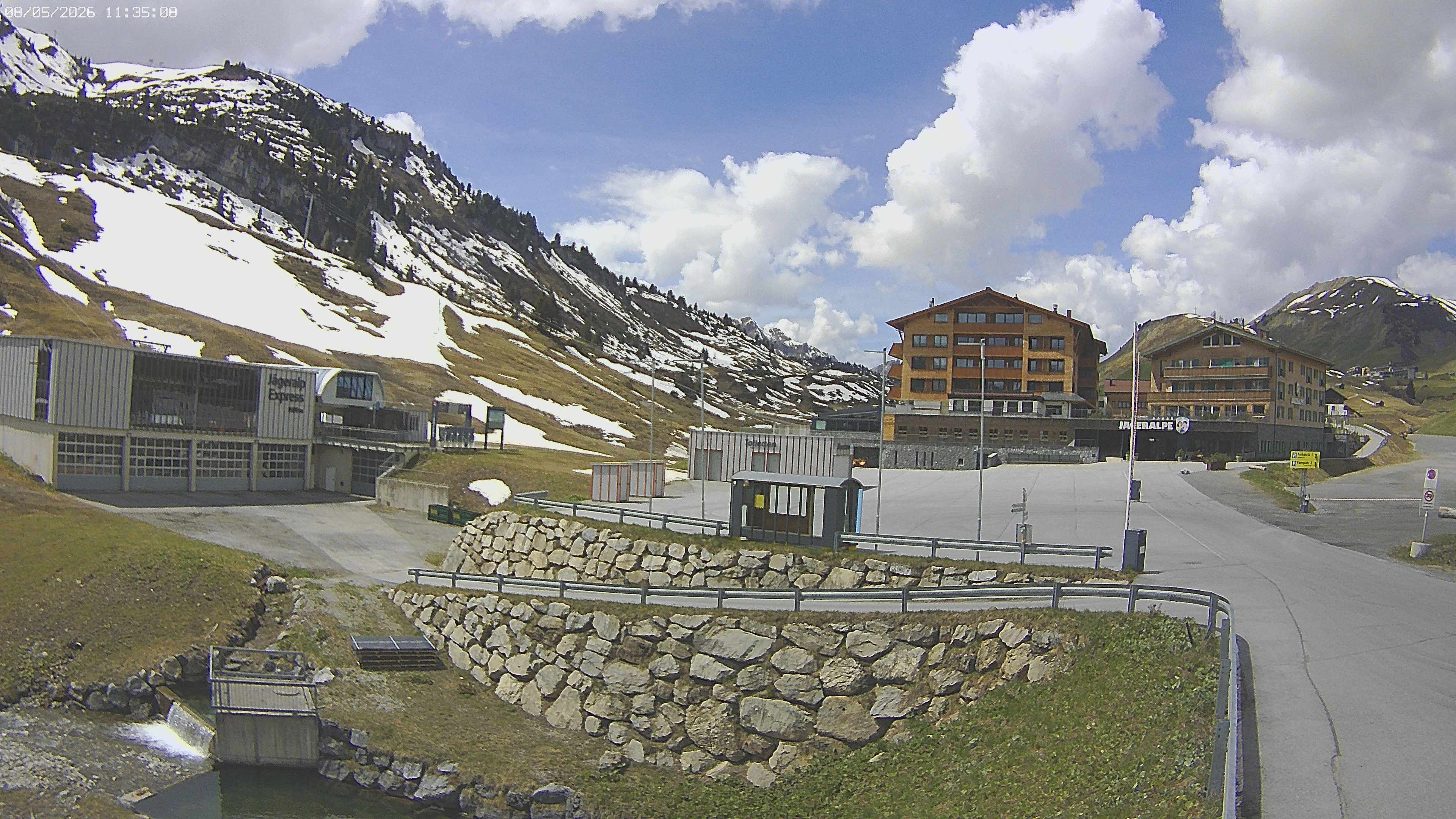Archived image Webcam Jägeralpe: View Hotel